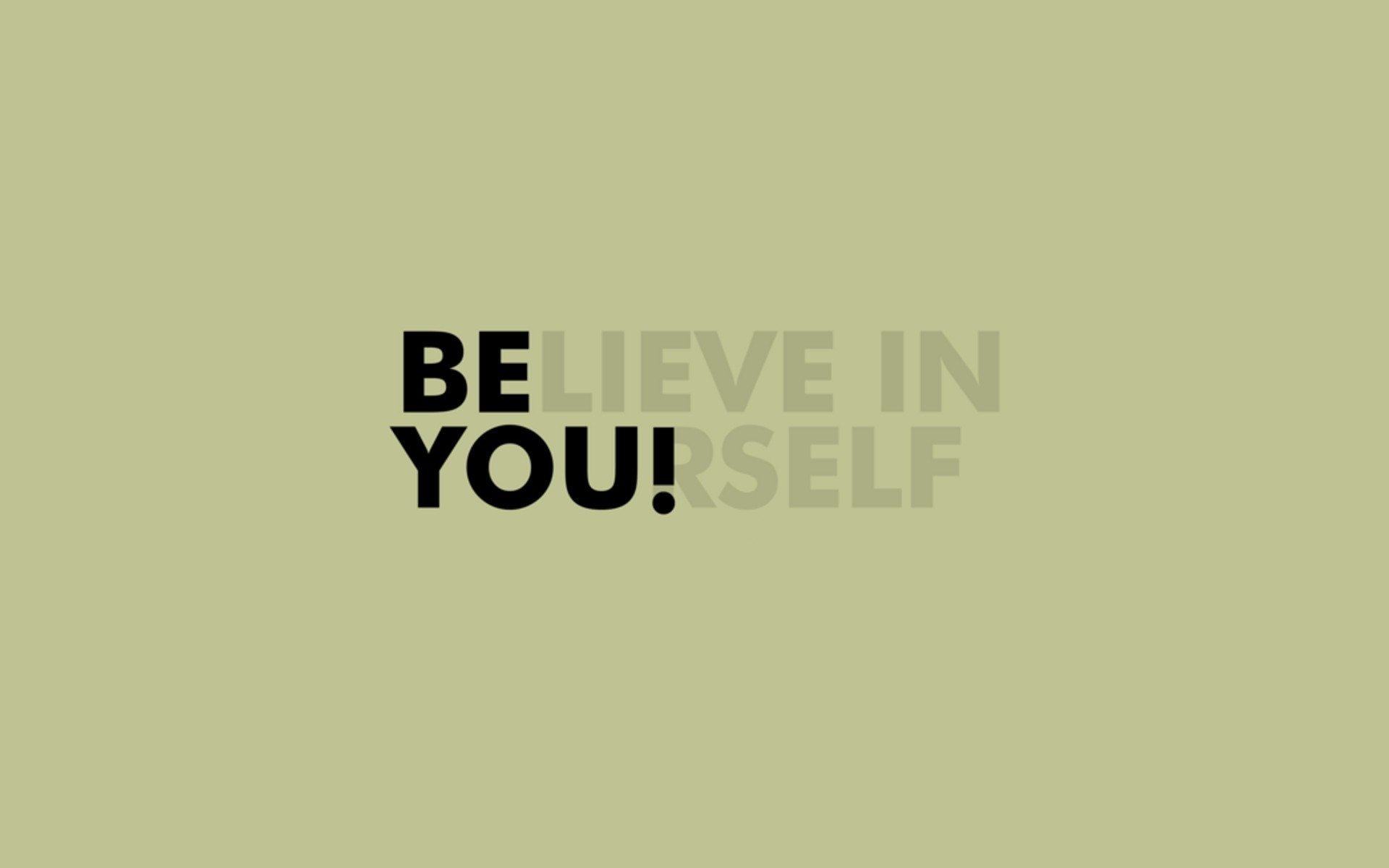 believe in yourself text illustration, Misc, Motivational