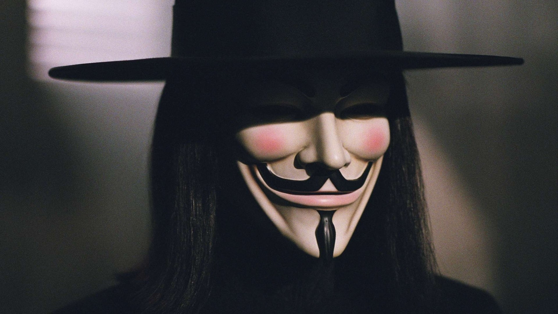 hat, face, V for Vendetta, mask, Guy Fawkes mask