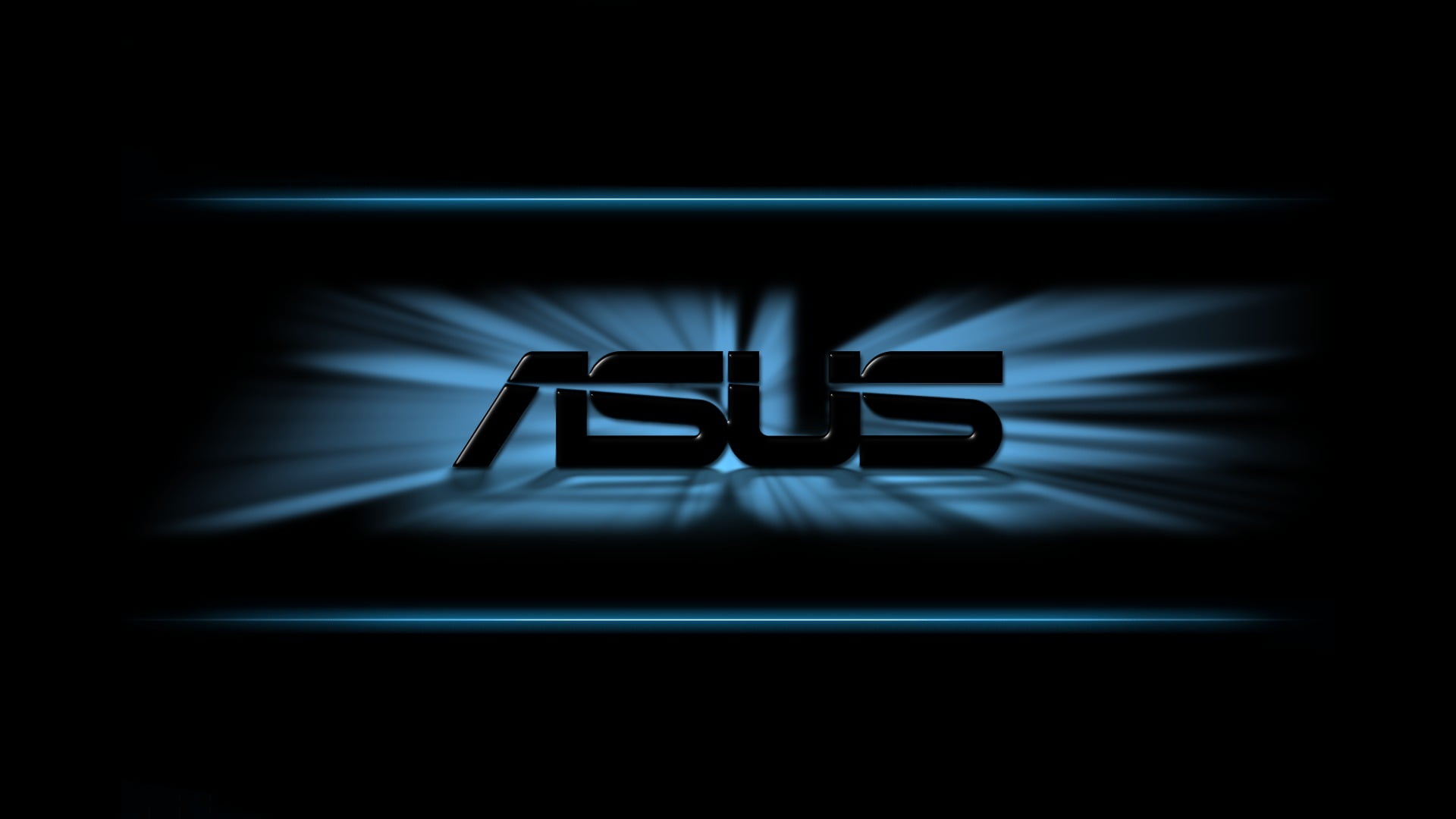 Asus logo, Games, dark, black Color, backgrounds, abstract, glowing