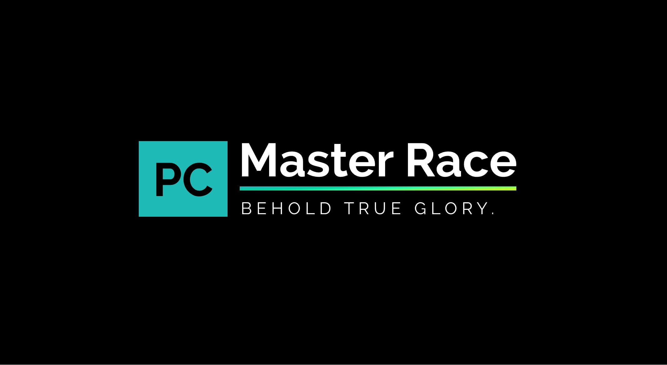pc master race simple typography black background, text, communication