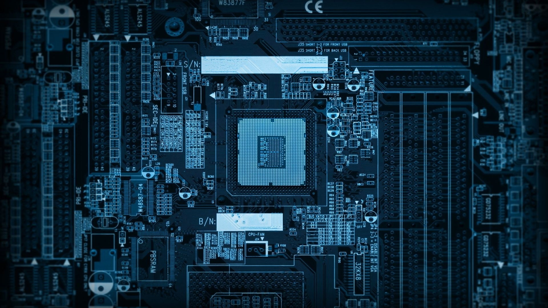 Chip, Computer, Microchip, Processor, technology, electronics industry