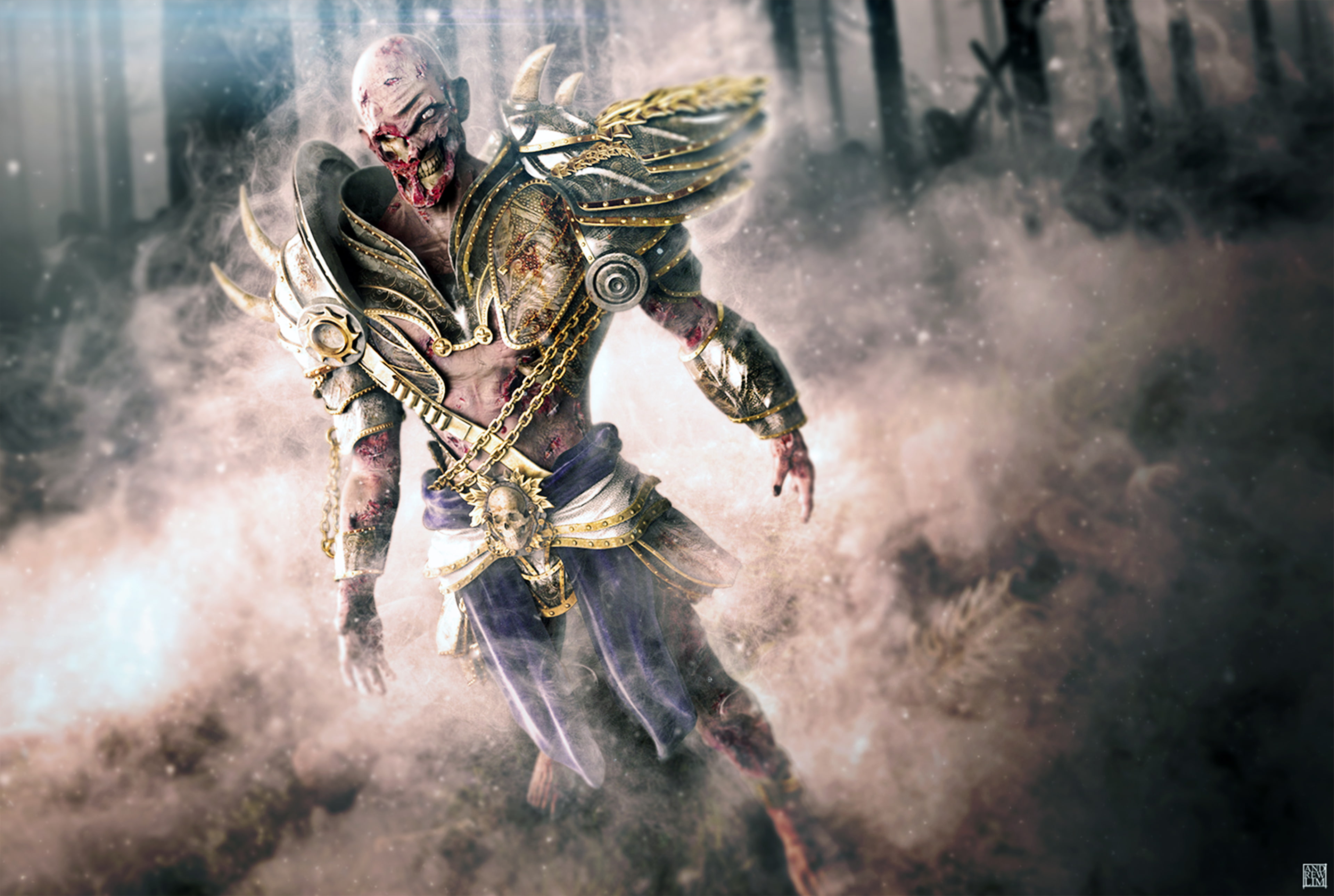 Free download | HD wallpaper: death, warrior, zombies, the corpse, Lord ...