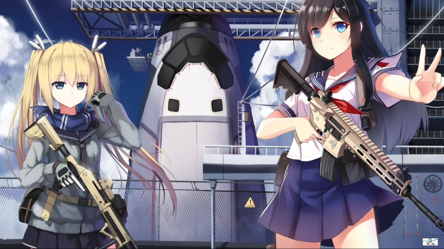 Free download | HD wallpaper: anime, snipers, school uniform, blue eyes ...