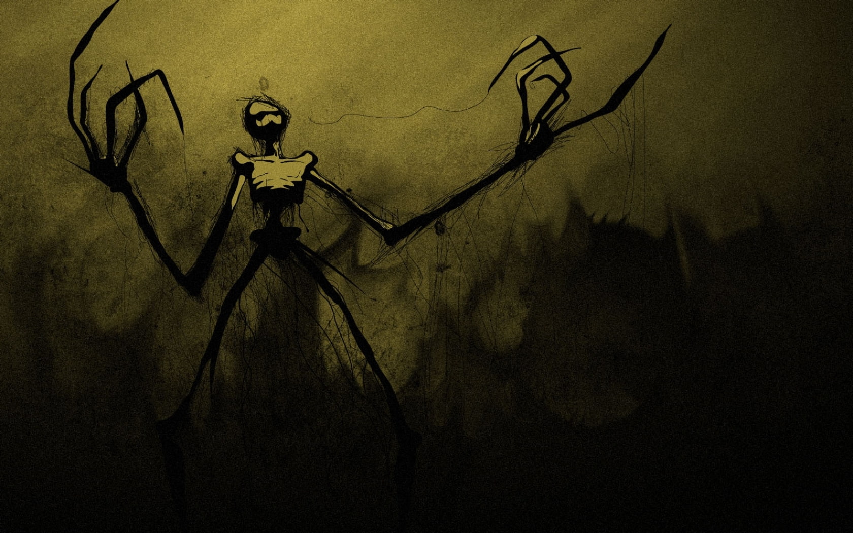 Creepy Dark Monster HD, digital/artwork