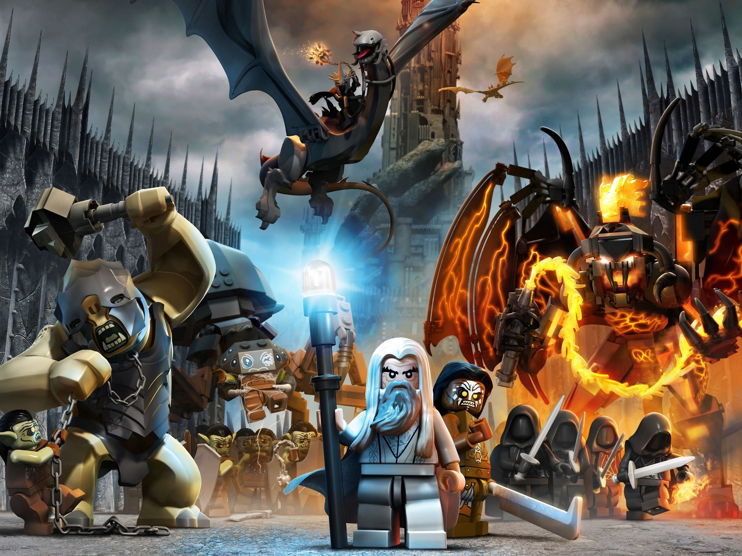 Lego game application, The Lord of the Rings, video games, representation