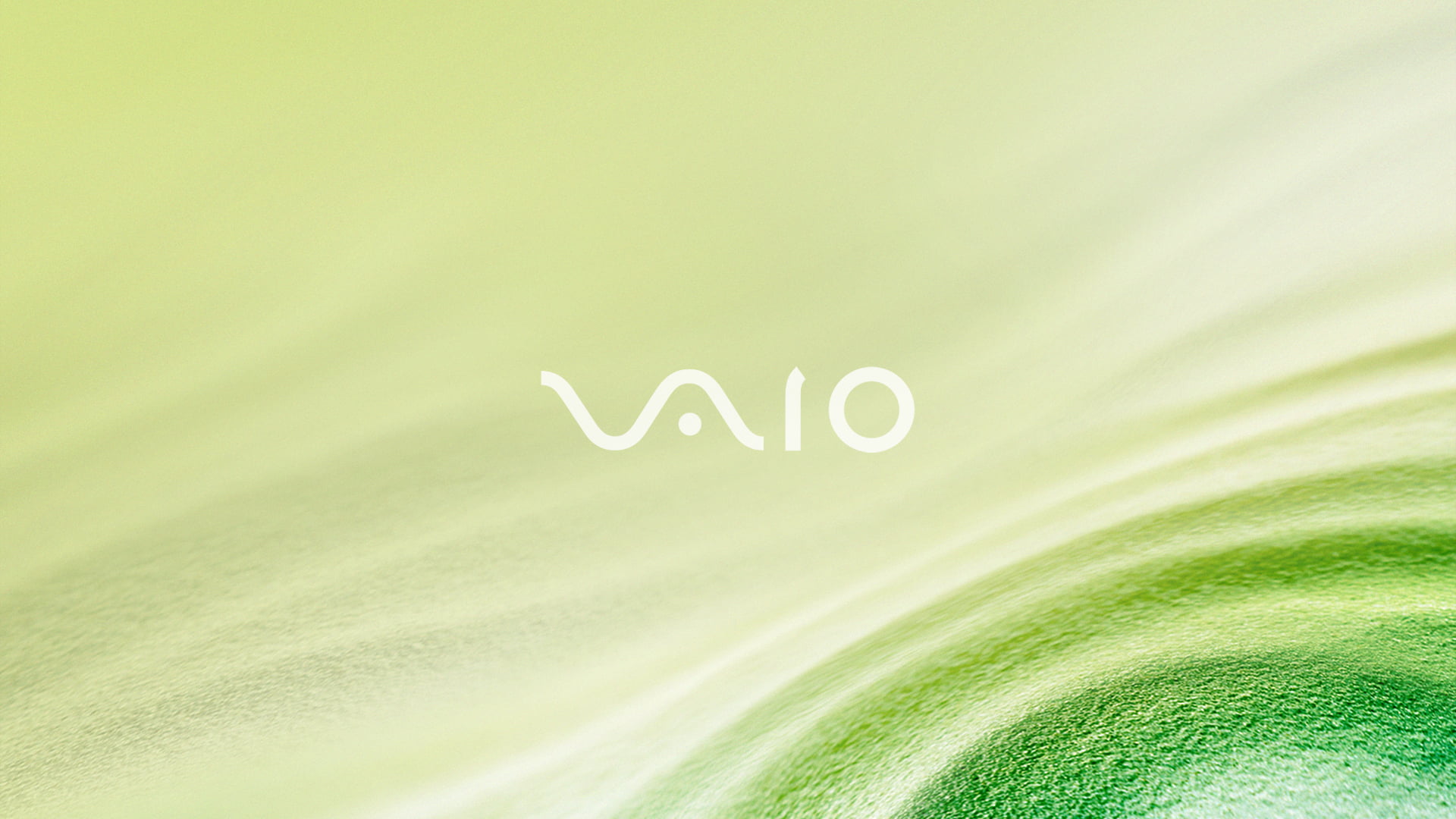 Sony VAIO logo, background, abstract, green color, no people