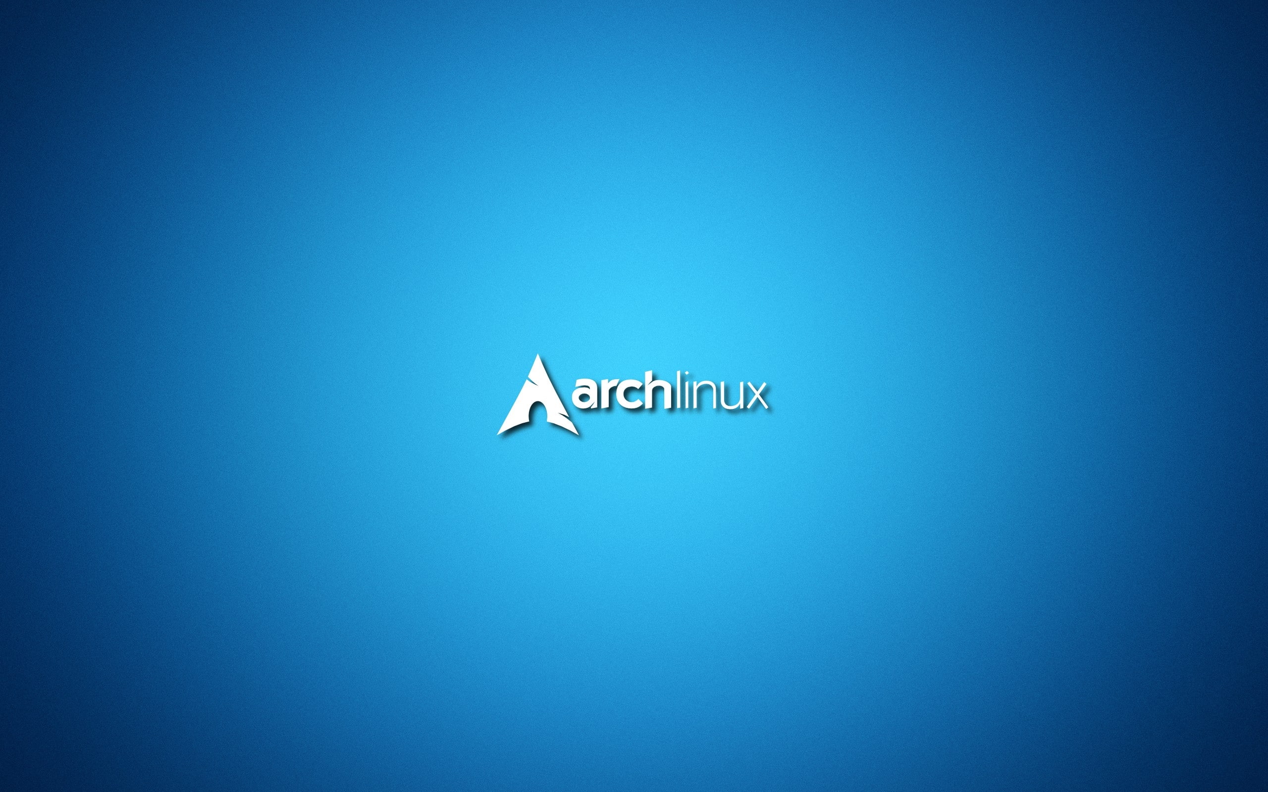 blue wall linux colored gnu arch linux Technology Linux HD Art