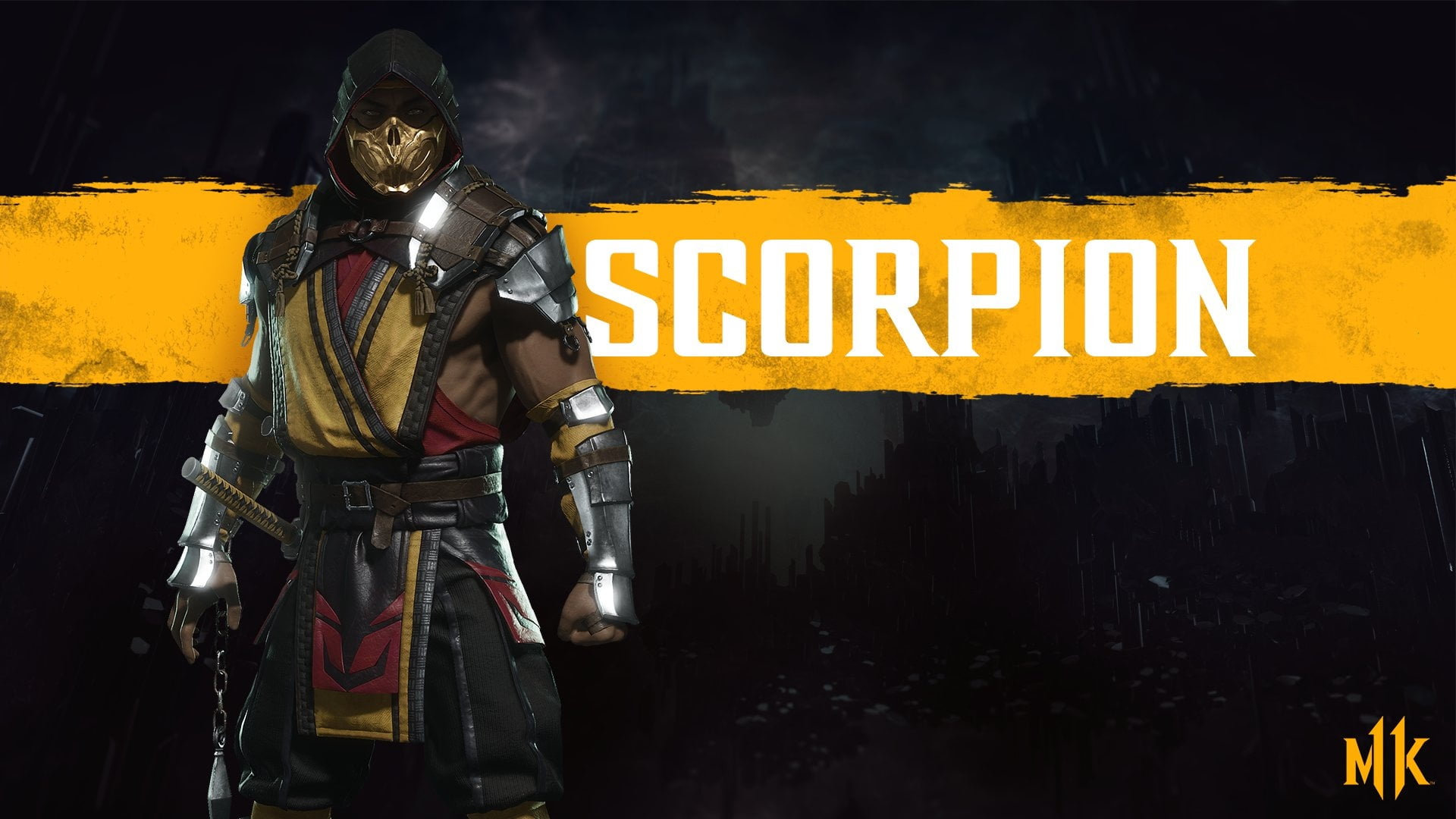 Mortal Kombat 11, video games, Video Game Warriors, Scorpion (character)