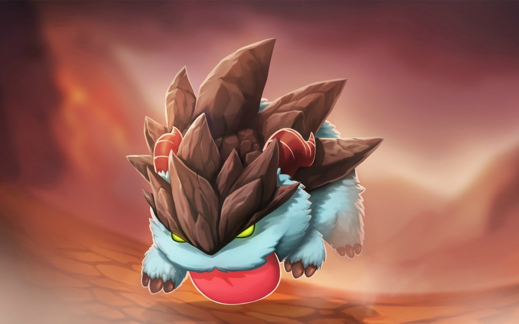 brown and gray creature illustration, league of legends, malphite