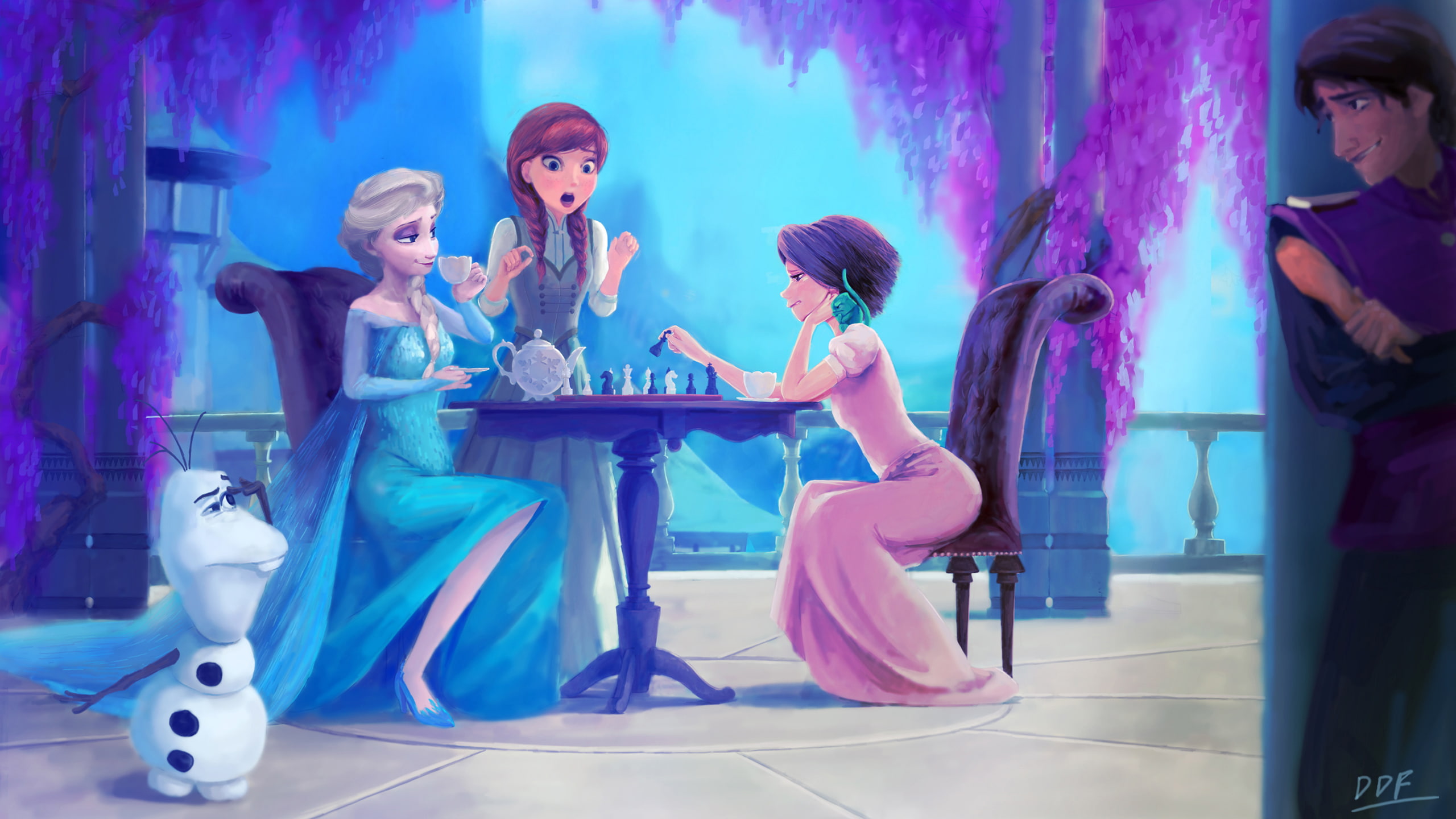 Free download HD wallpaper Frozen Drawing Disney HD, movies