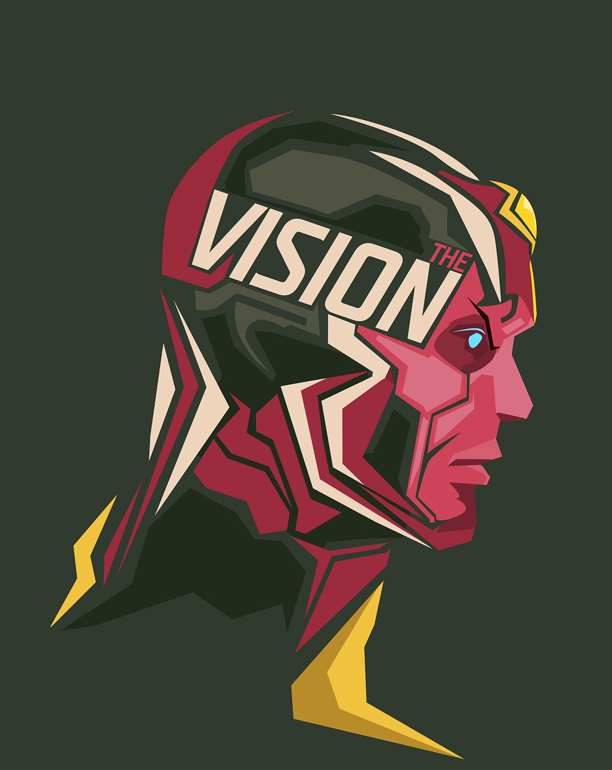 superhero, Marvel Heroes, DC Comics, The Vision, sport, one person