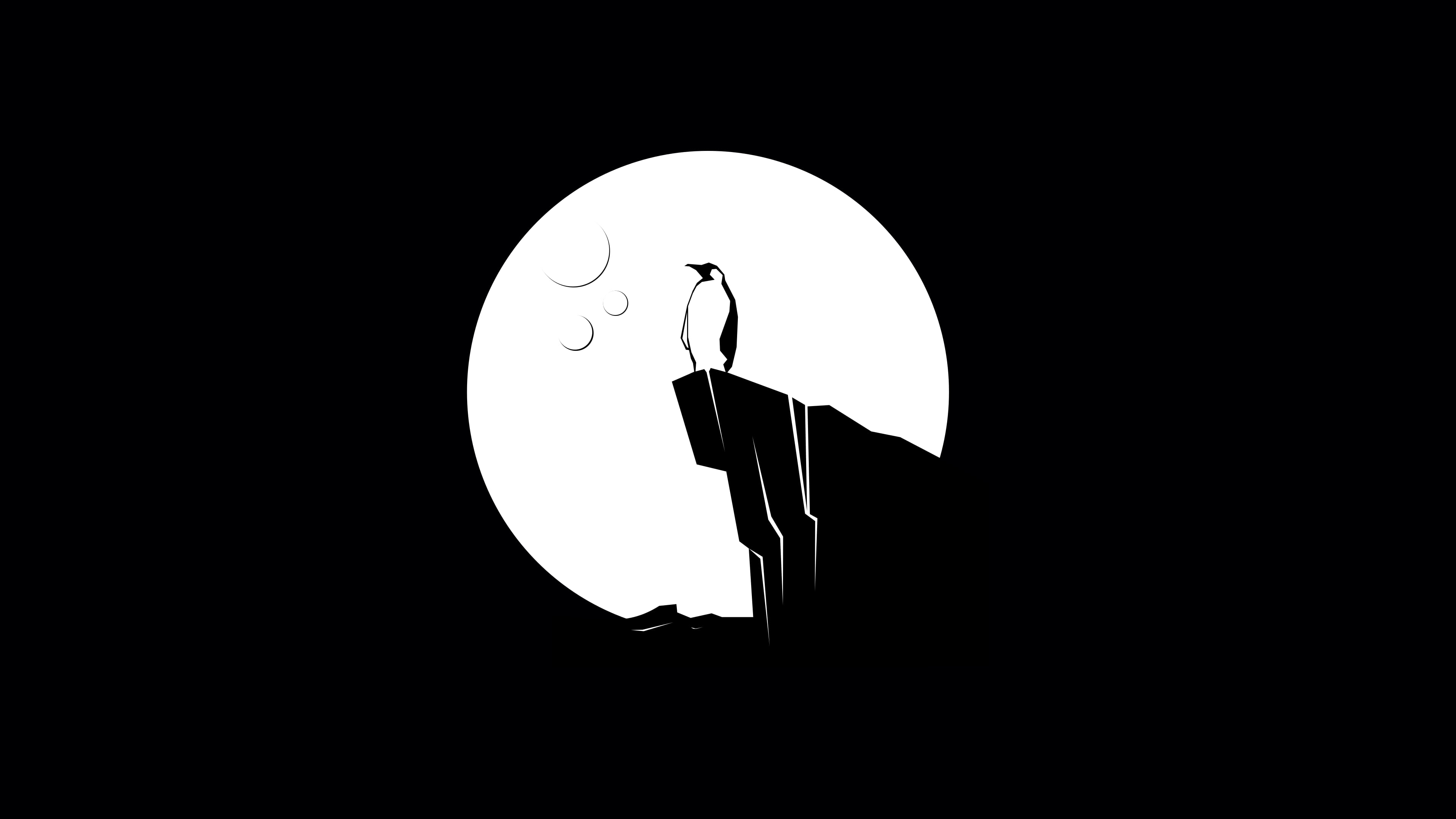 white and black penguin illustration, Tux, Linux, cliff, ice