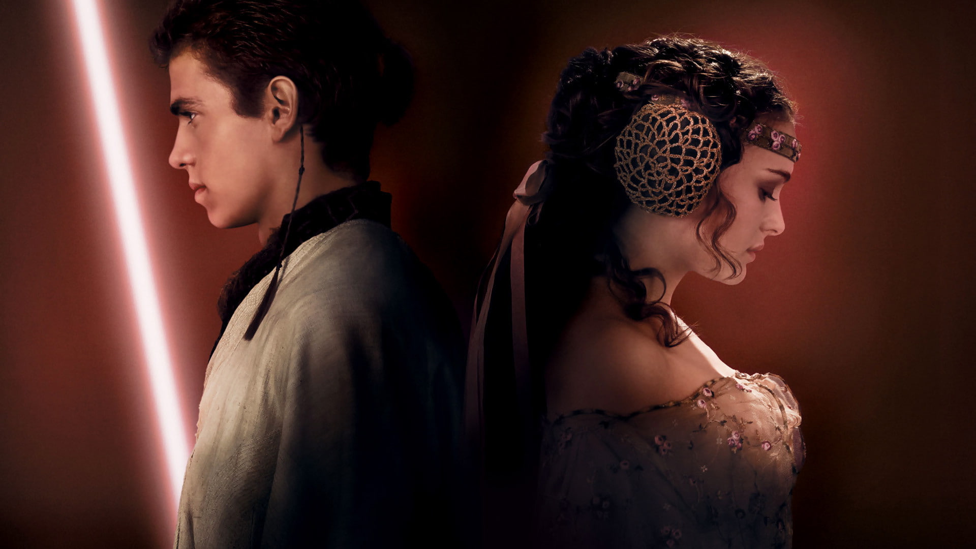 pair, star wars, Natalie Portman, Anakin Skywalker, Hayden Christensen