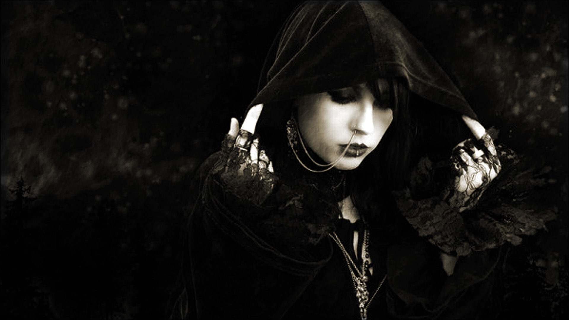 Dark, fantasy, girl, goth, Gothic, loli, style, witch, women