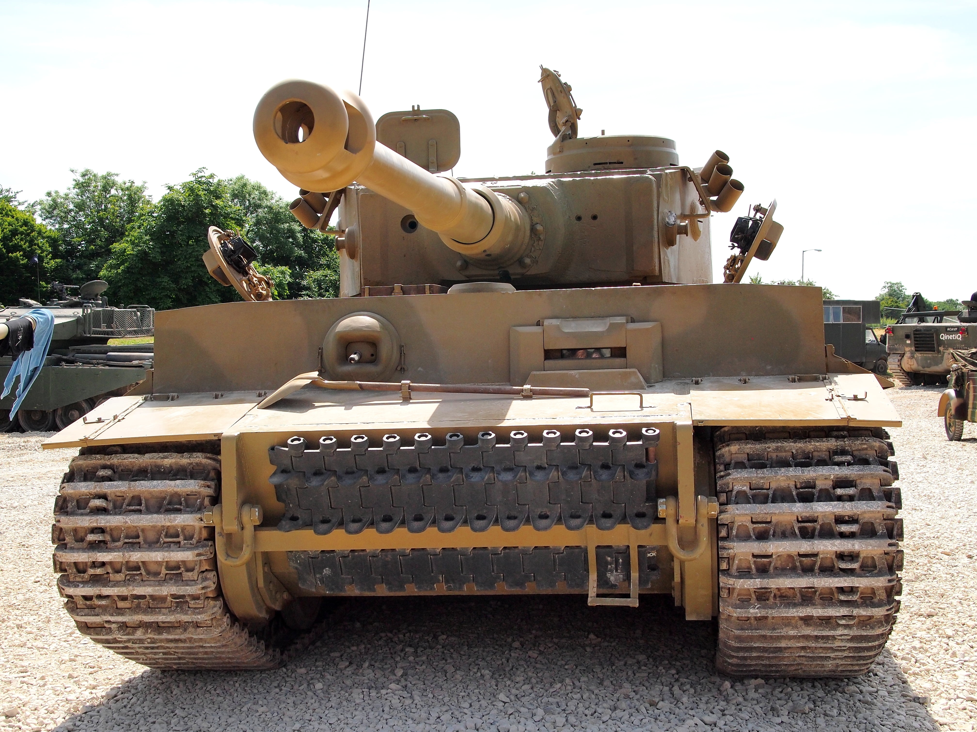 beige panzer tank vehicle, German, heavy, &quot;Tiger&quot;