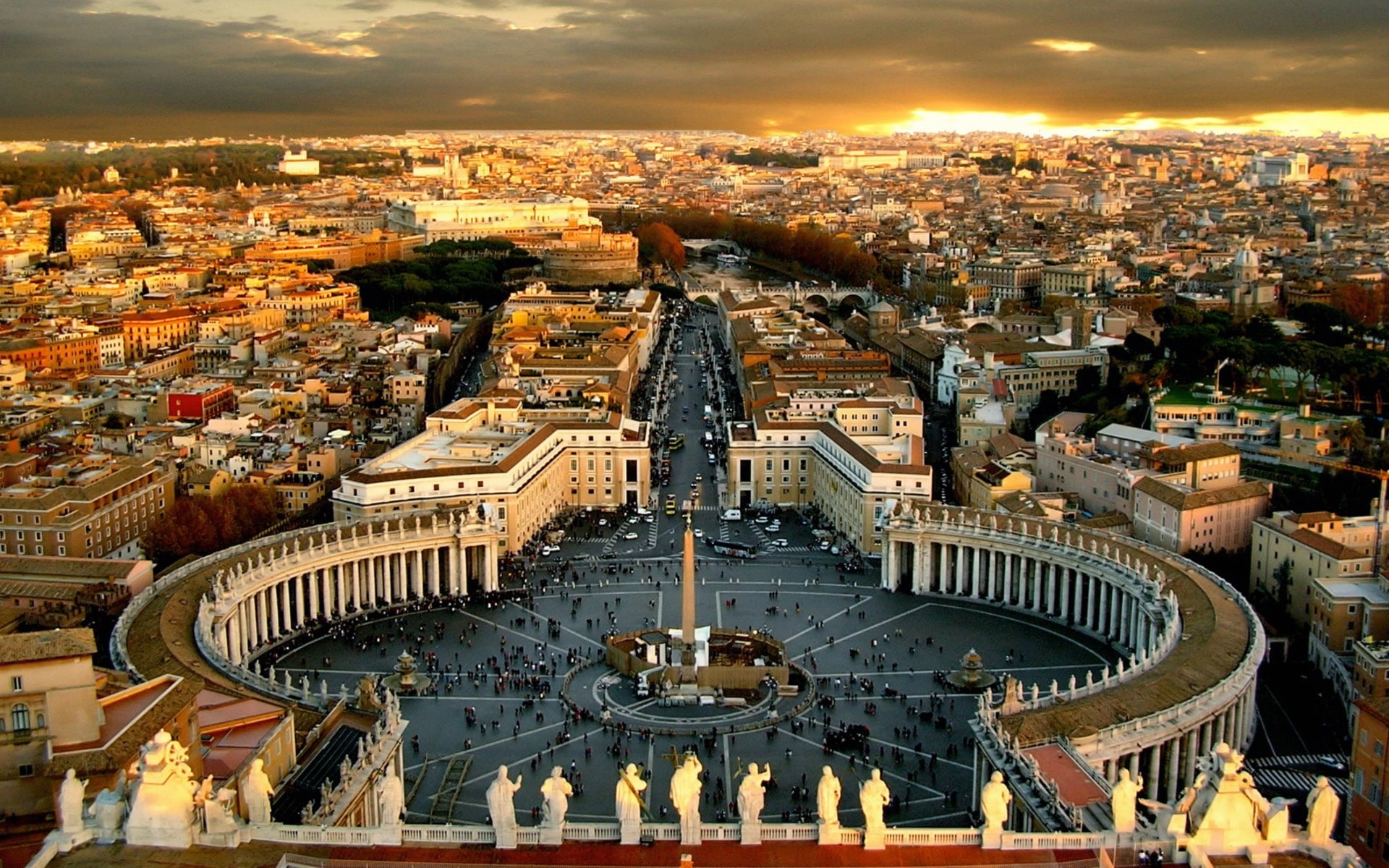 Vaticani Piazza San Pietro, travel and world