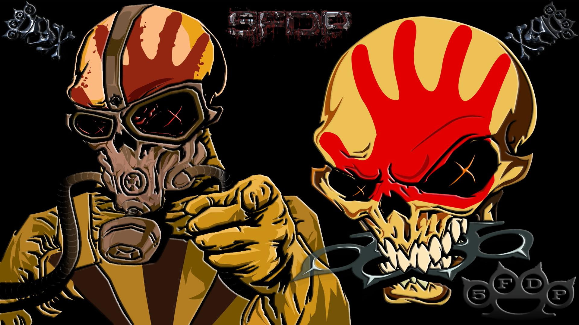 Finger Punch Heavy Metal Hard Rock Bands Skull Skulls Dark Free Background