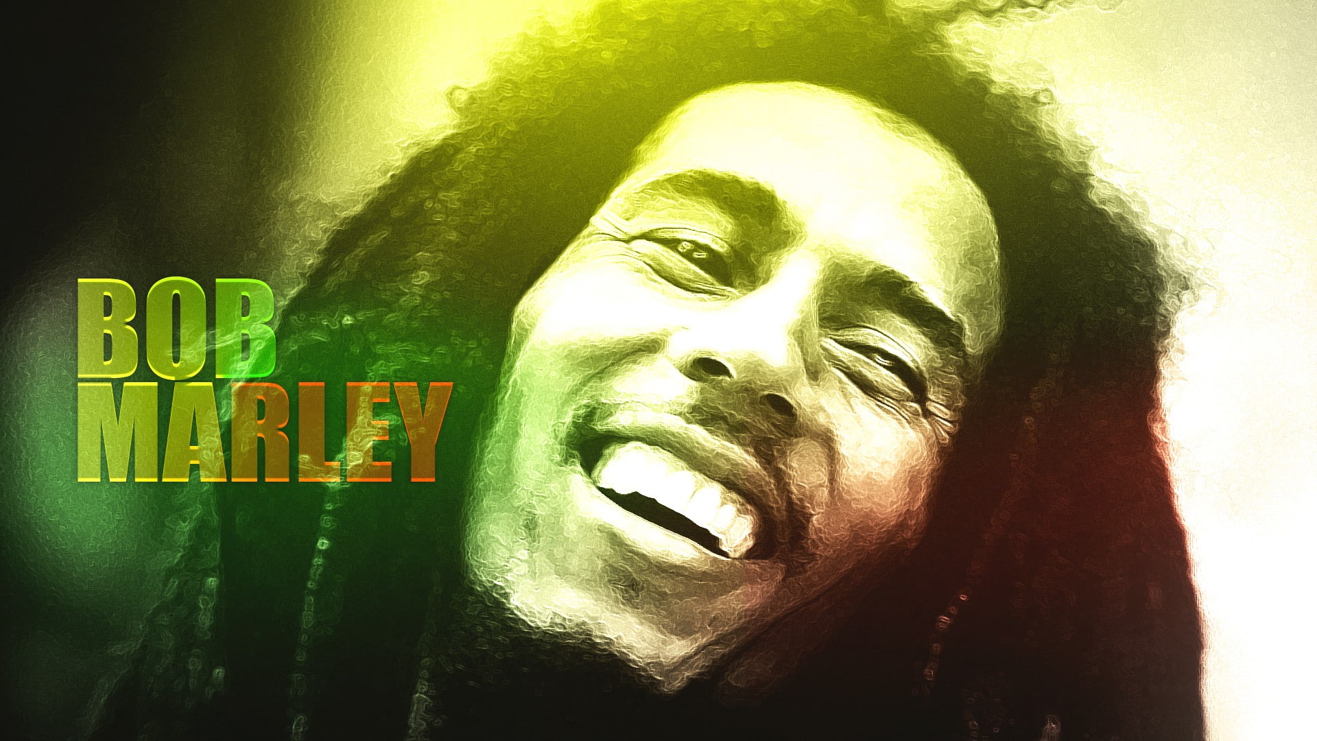 Bob Marley Smiling  Photoshoot