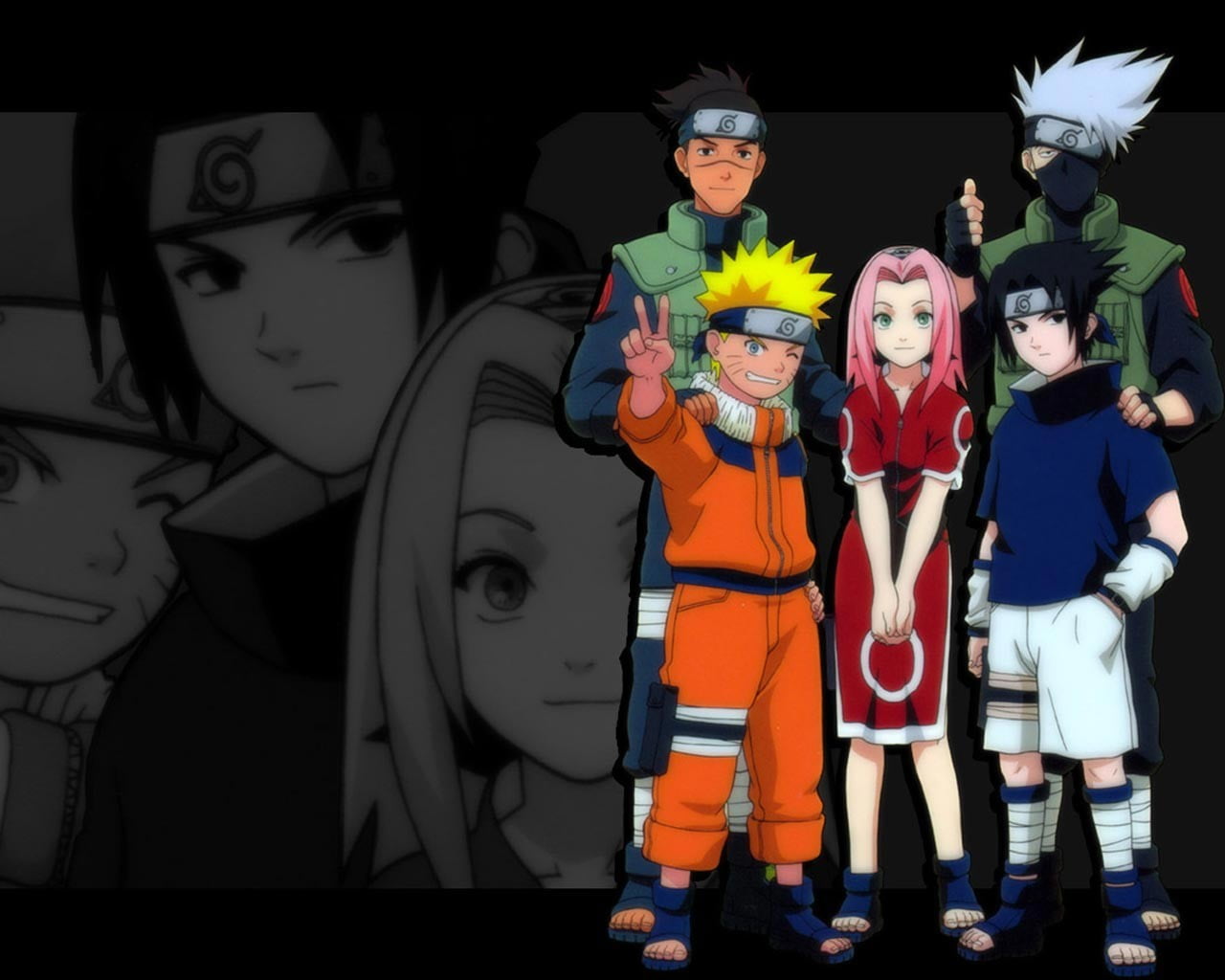 anime, Uzumaki Naruto, Uchiha Sasuke, Hatake Kakashi, Haruno Sakura