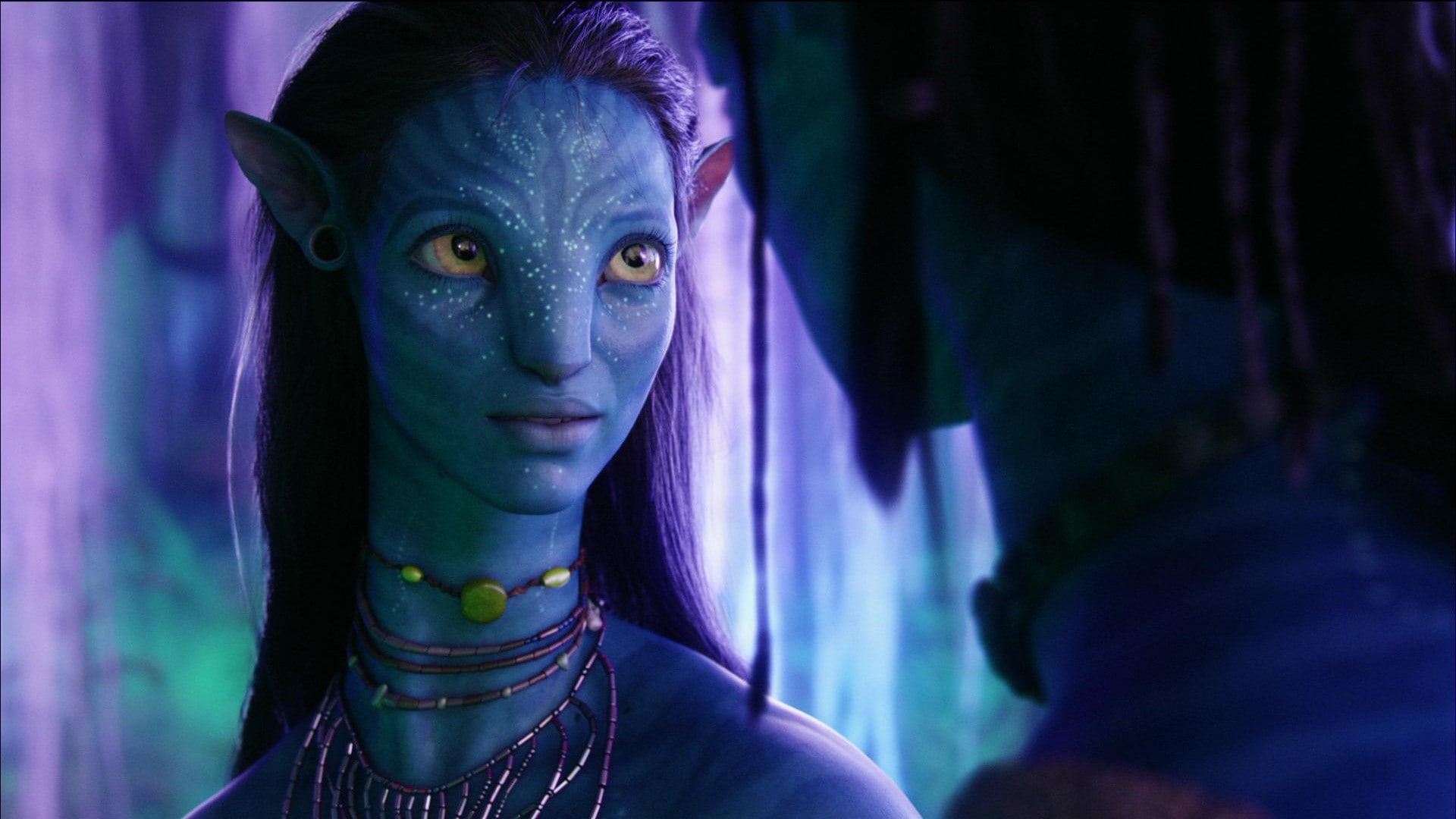 Avatar, 2009, Zoe saldana, Neytiri, portrait, one person, headshot