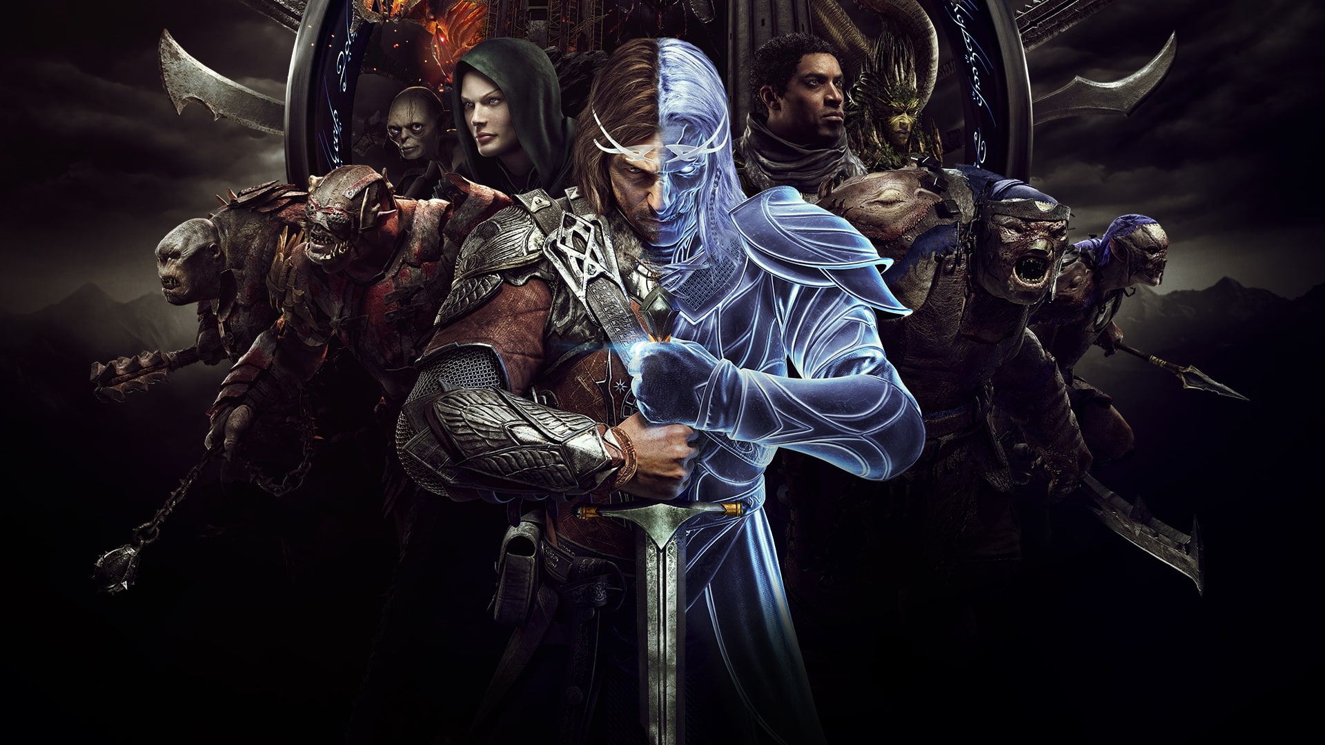 Middle-Earth Shadow of War, Talion, Celebrimbor, Orc, orcs