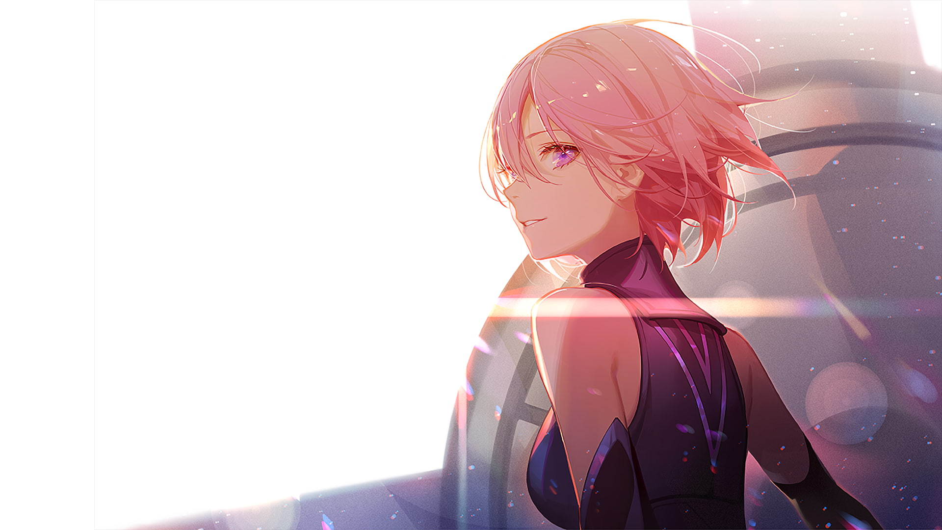Shielder (FateGrand Order), pink hair, anime girls, Fate Series