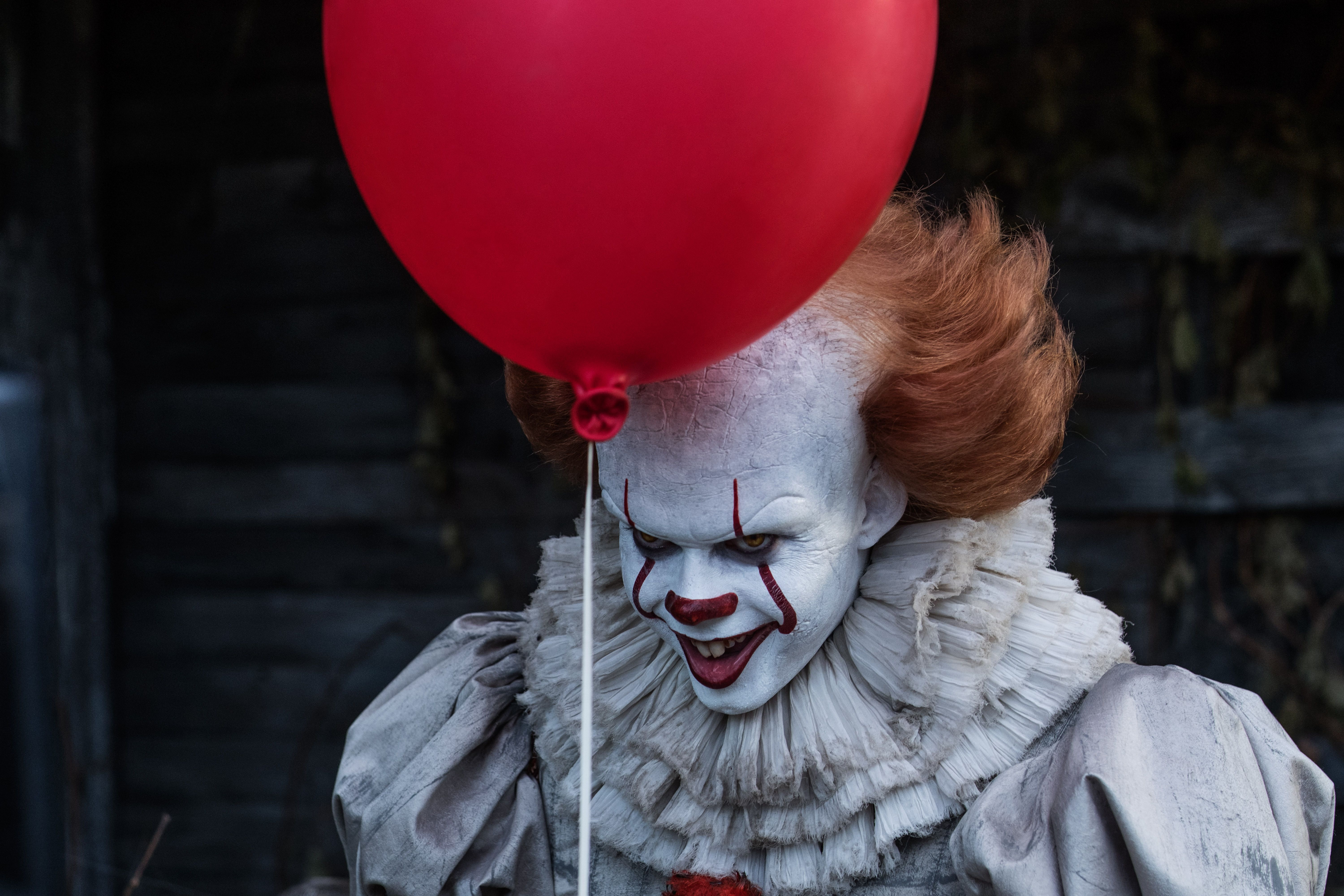 Pennywise, 5K, Clown, It, Horror, Bill Skarsgard