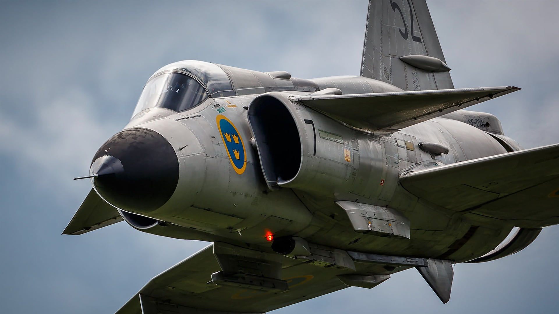 Free Download | HD Wallpaper: Jet Fighters, Saab 37 Viggen, Aircraft ...