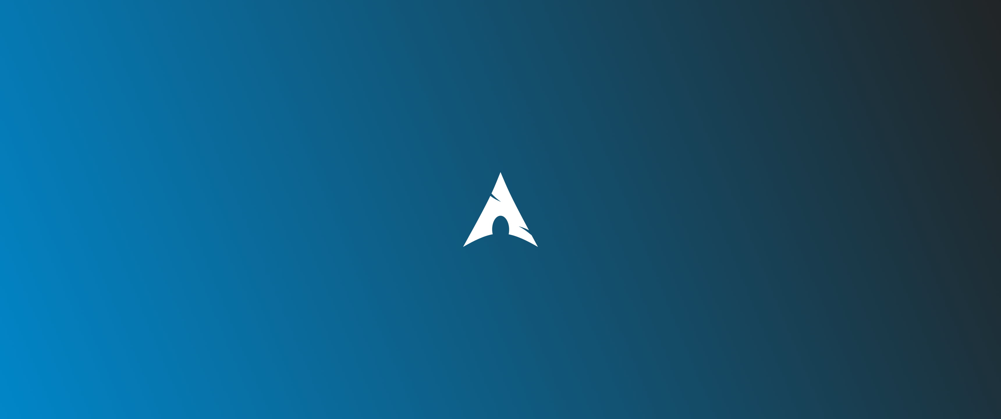 Linux, minimalism, gradient, Arch Linux