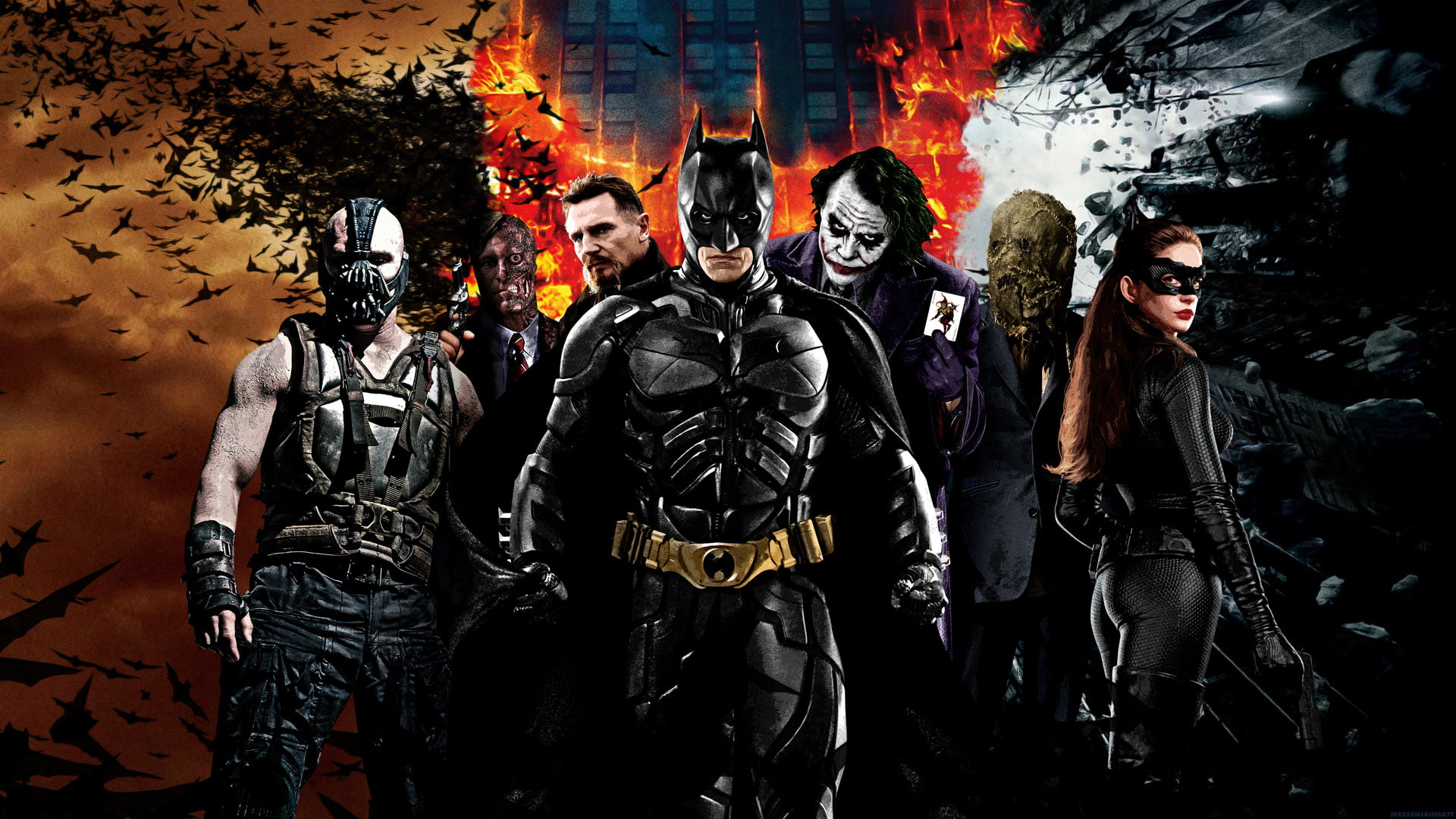 Batman, The Dark Knight Trilogy, Bane (DC Comics), Catwoman