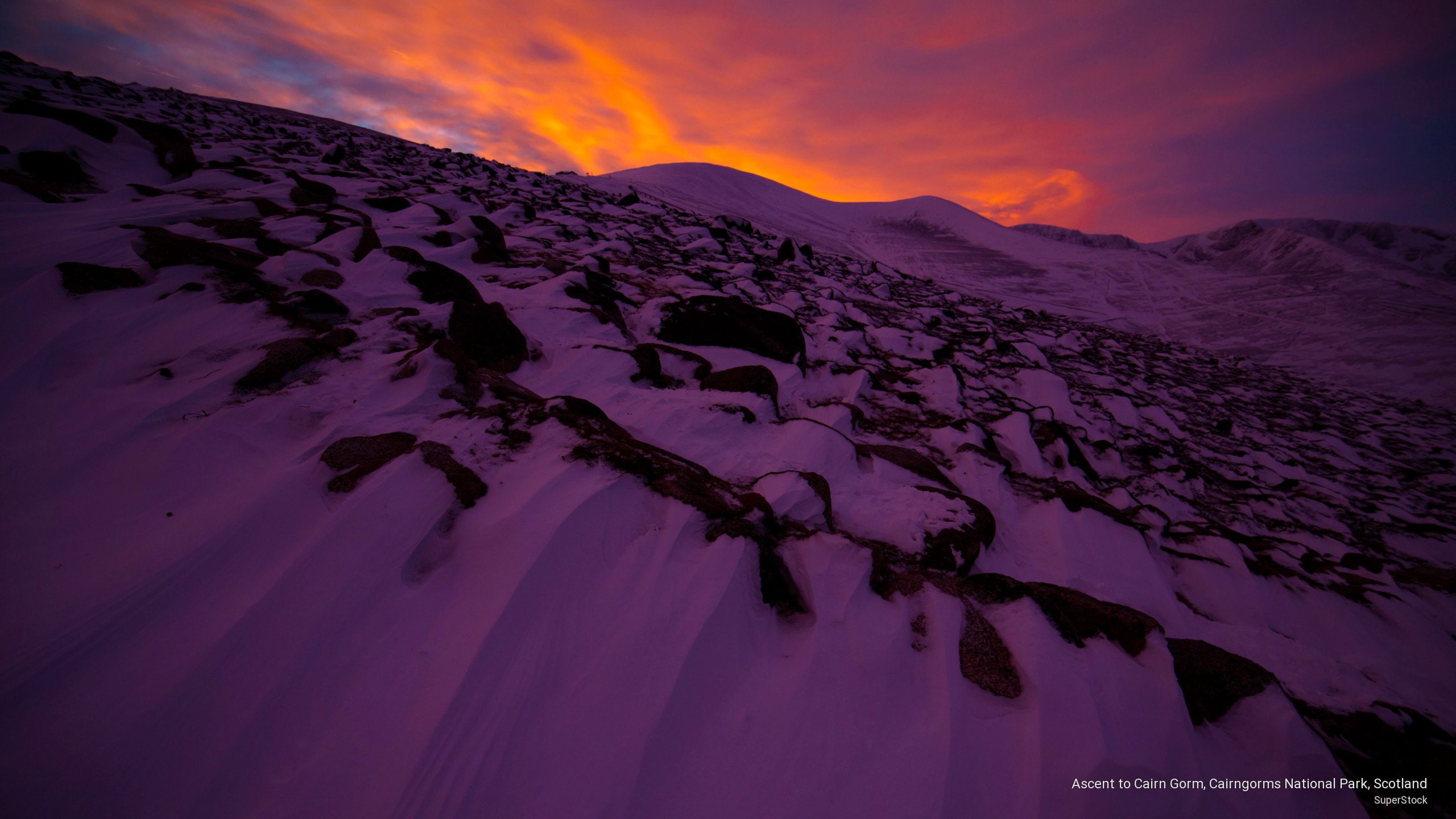 Ascent to Cairn Gorm, Cairngorms National Park, Scotland, Mountains