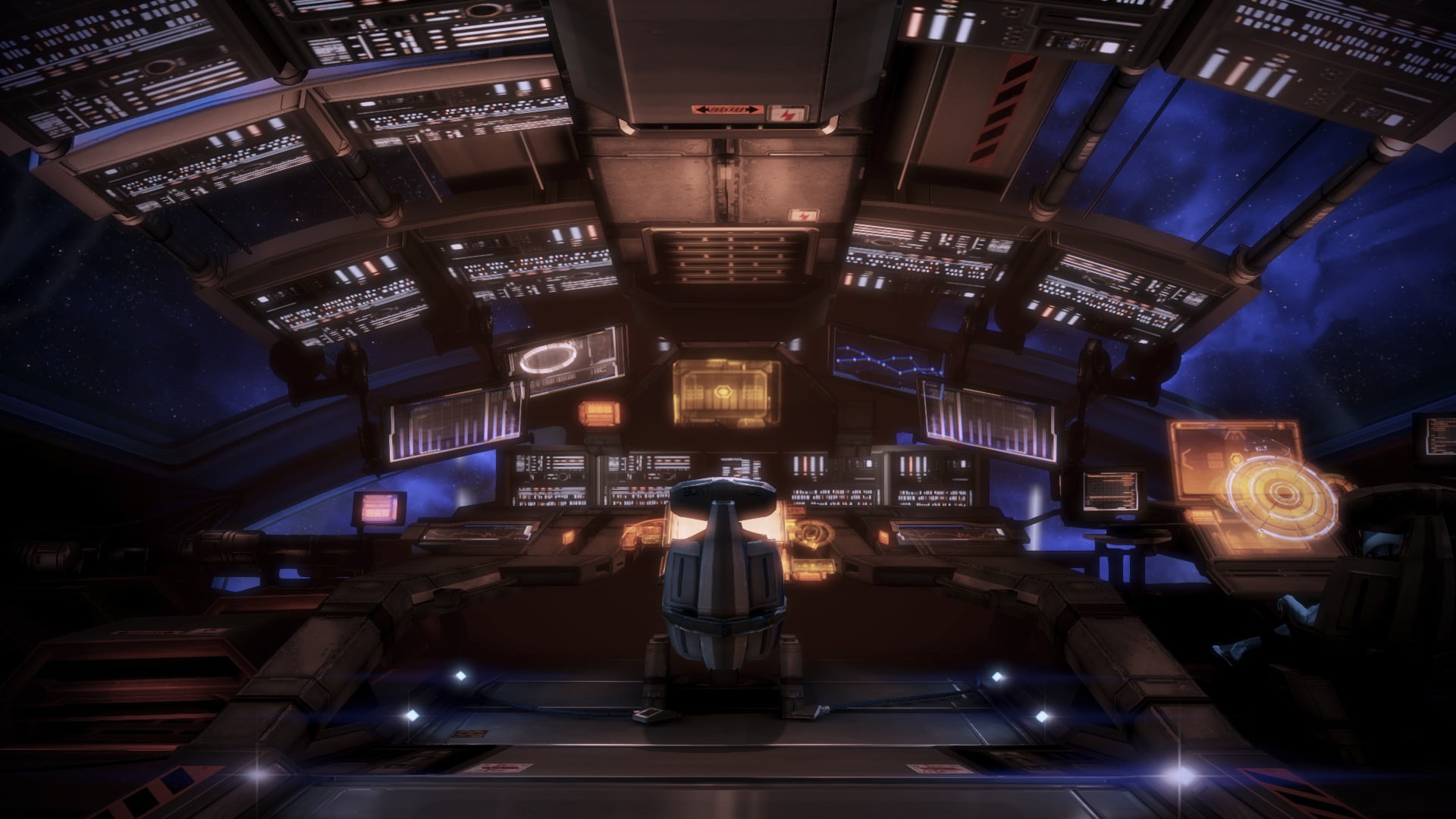 control panel wallpaper, Mass Effect 3, cockpit, Normandy SR-2