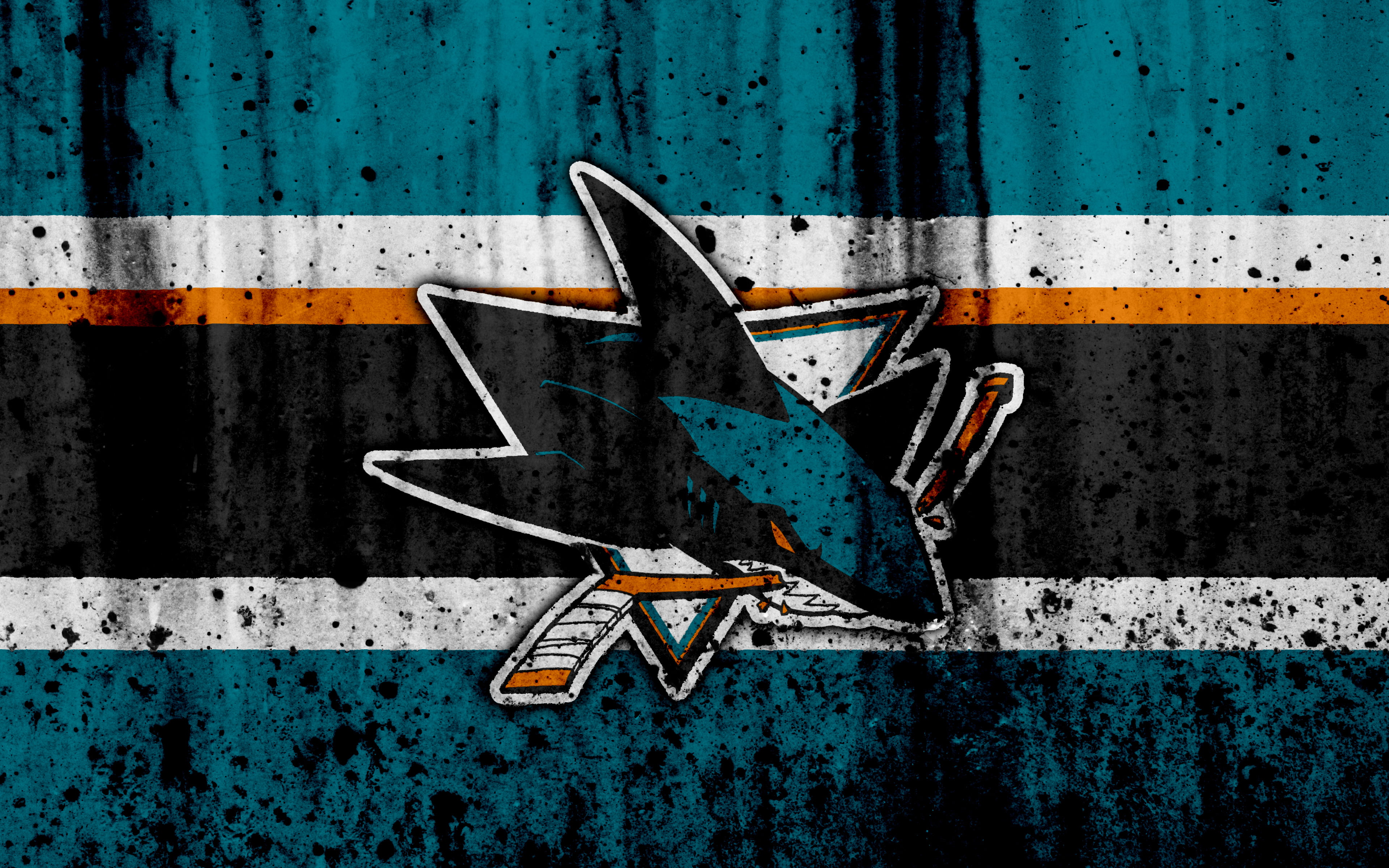 Hockey, San Jose Sharks, Emblem, Logo, NHL