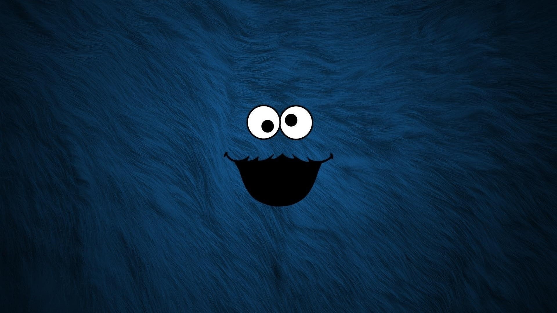 Cookie Monster, blue, no people, heart shape, emotion, nature