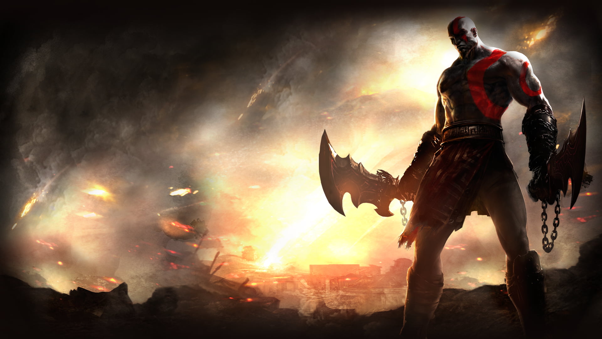 Kratos of Gods of War digital wallpaper, God of War, video games