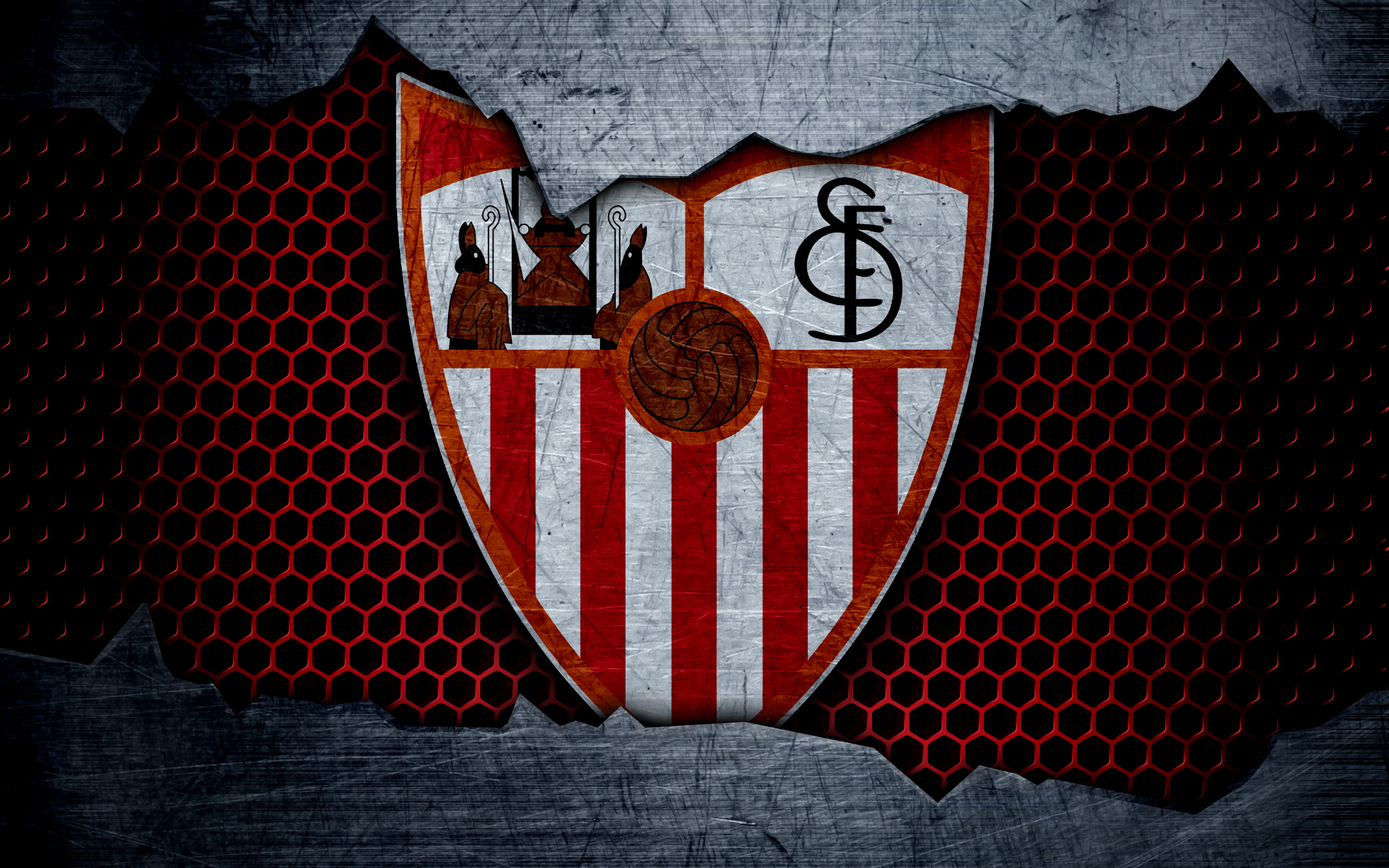 Soccer, Sevilla FC, Emblem, Logo