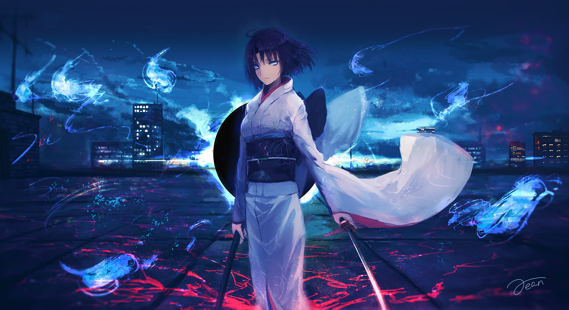 Free Download Hd Wallpaper Kara No Kyoukai Anime Girls Ryougi Shiki Wallpaper Flare