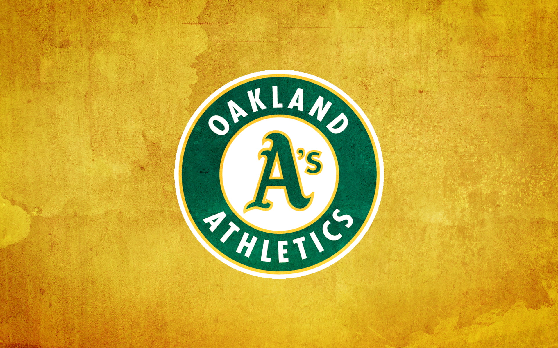 Oakland A's Baseball MLB Yellow HD, sports