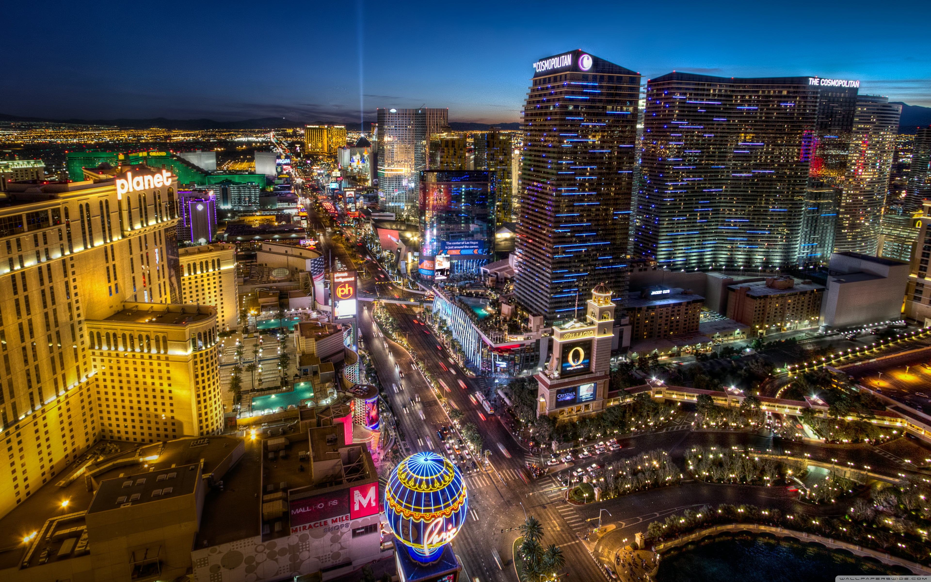 Las Vegas Cosmopolitan Strip Hotel & Casino Nevada, North America Desktop Wallpaper 3840×2400