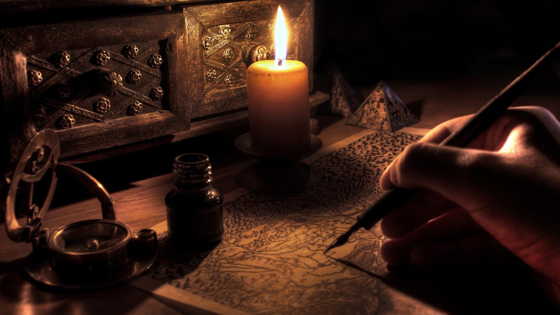 draw, candle, ink, hand, candle light, human hand, human body part
