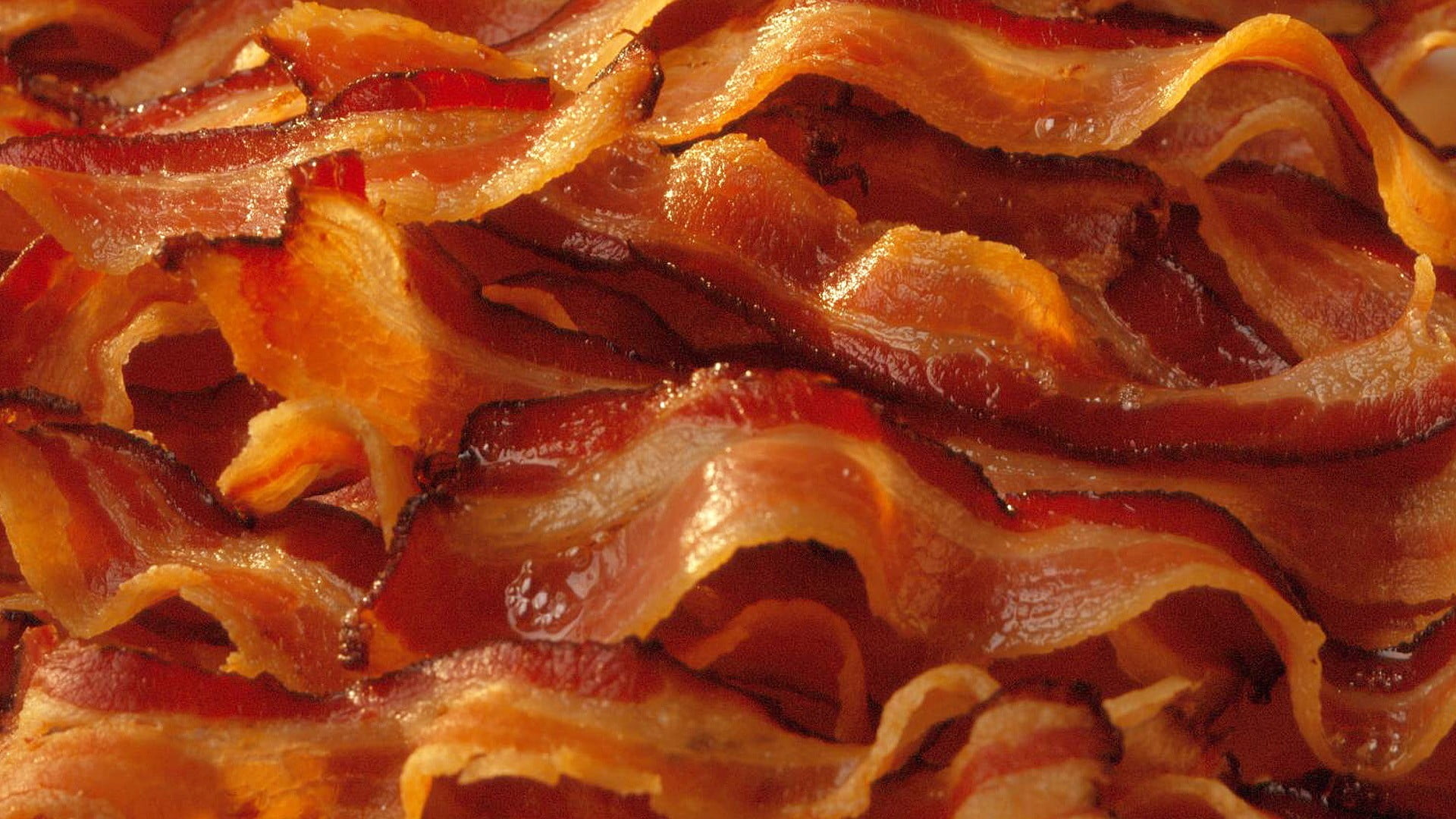 bacon strips, food, food and drink, freshness, full frame, backgrounds