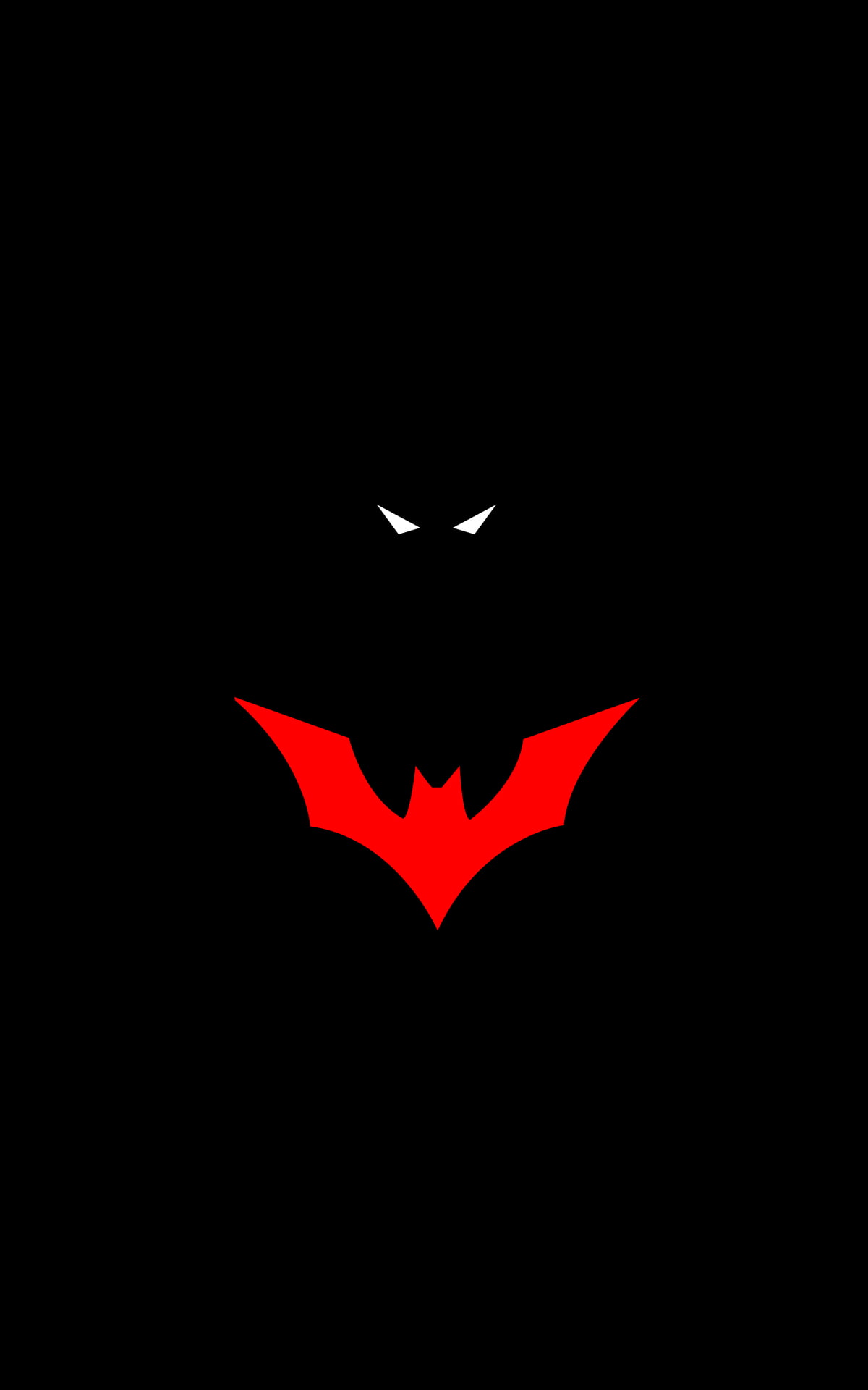 minimalism, Batman, DC Comics, portrait display, Batman logo