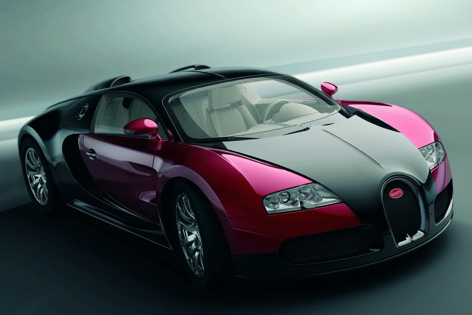 Bugatti Veyron, pink and black Bugatti Chiron coupe, Cars, motor vehicle