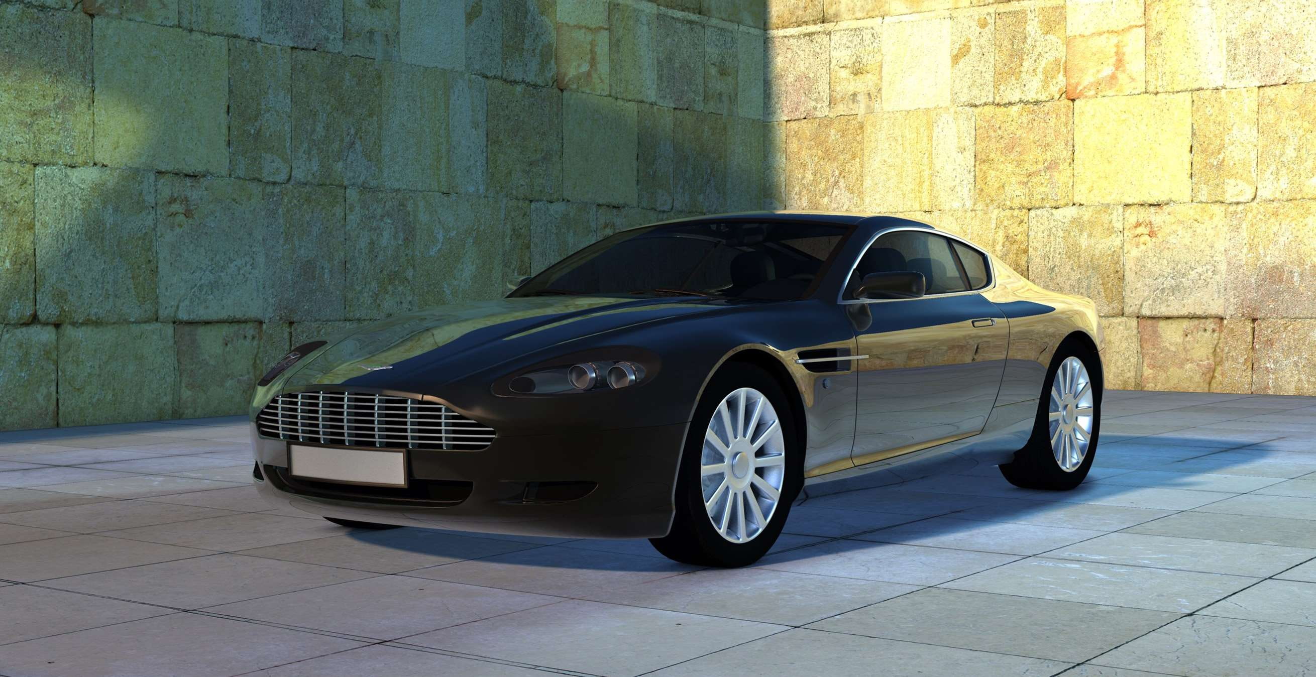 3d model, 3d visualization, aston, aston martin vantage, automobile