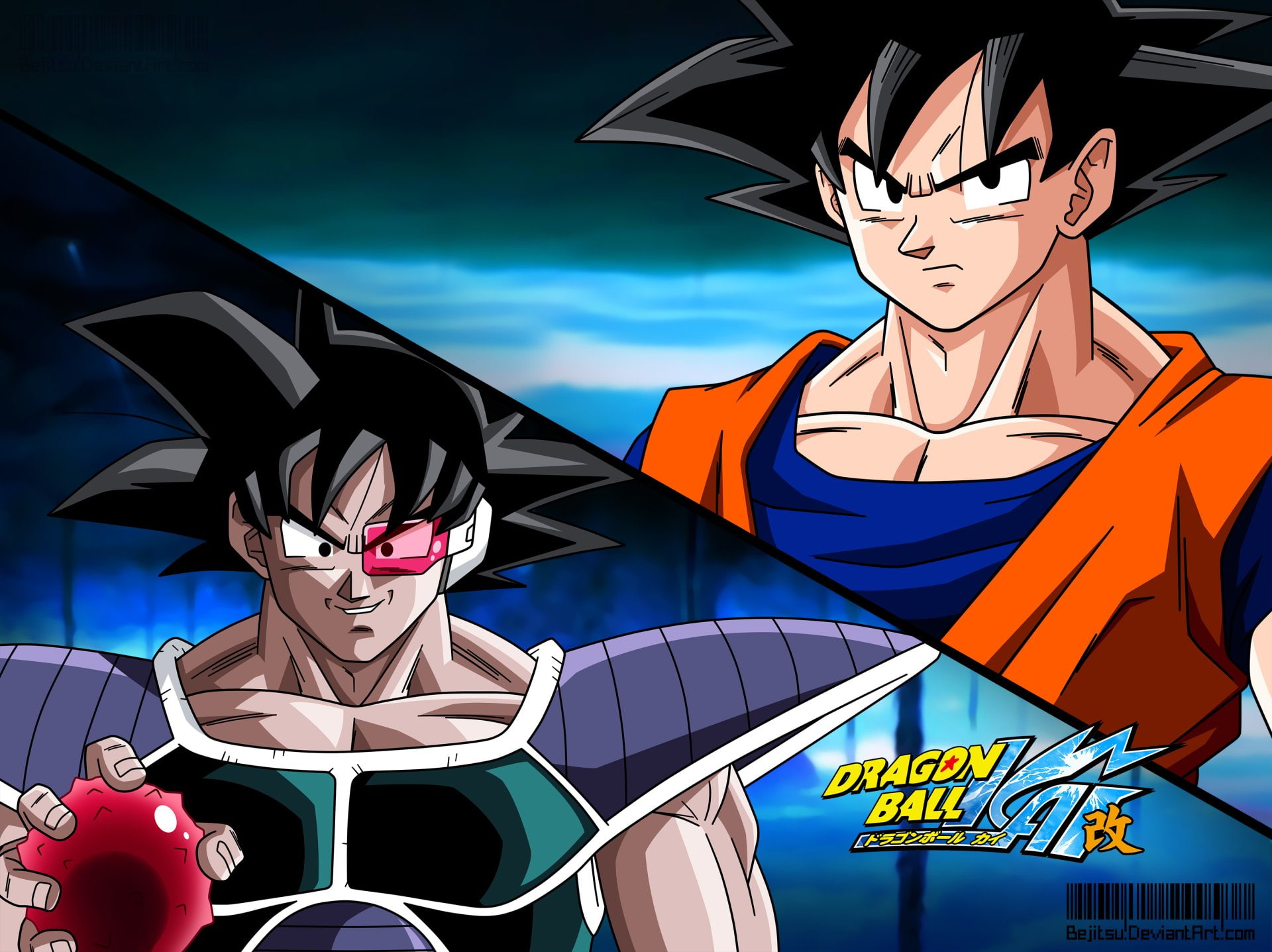 Dragon Ball Z Kai Bardock collage wallpaper, Goku, Turles (Dragon Ball)