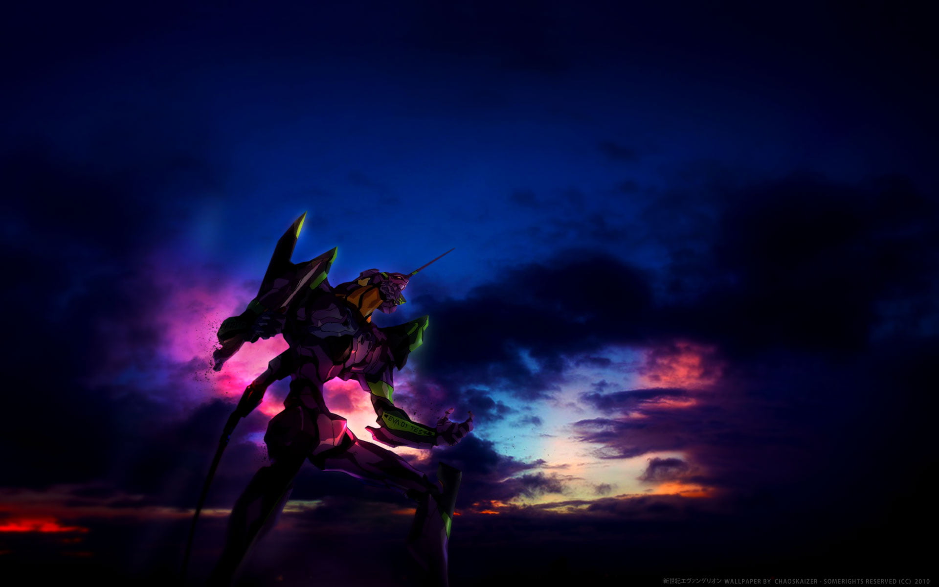 untitled, Neon Genesis Evangelion, EVA Unit 01, cloud - sky, nature