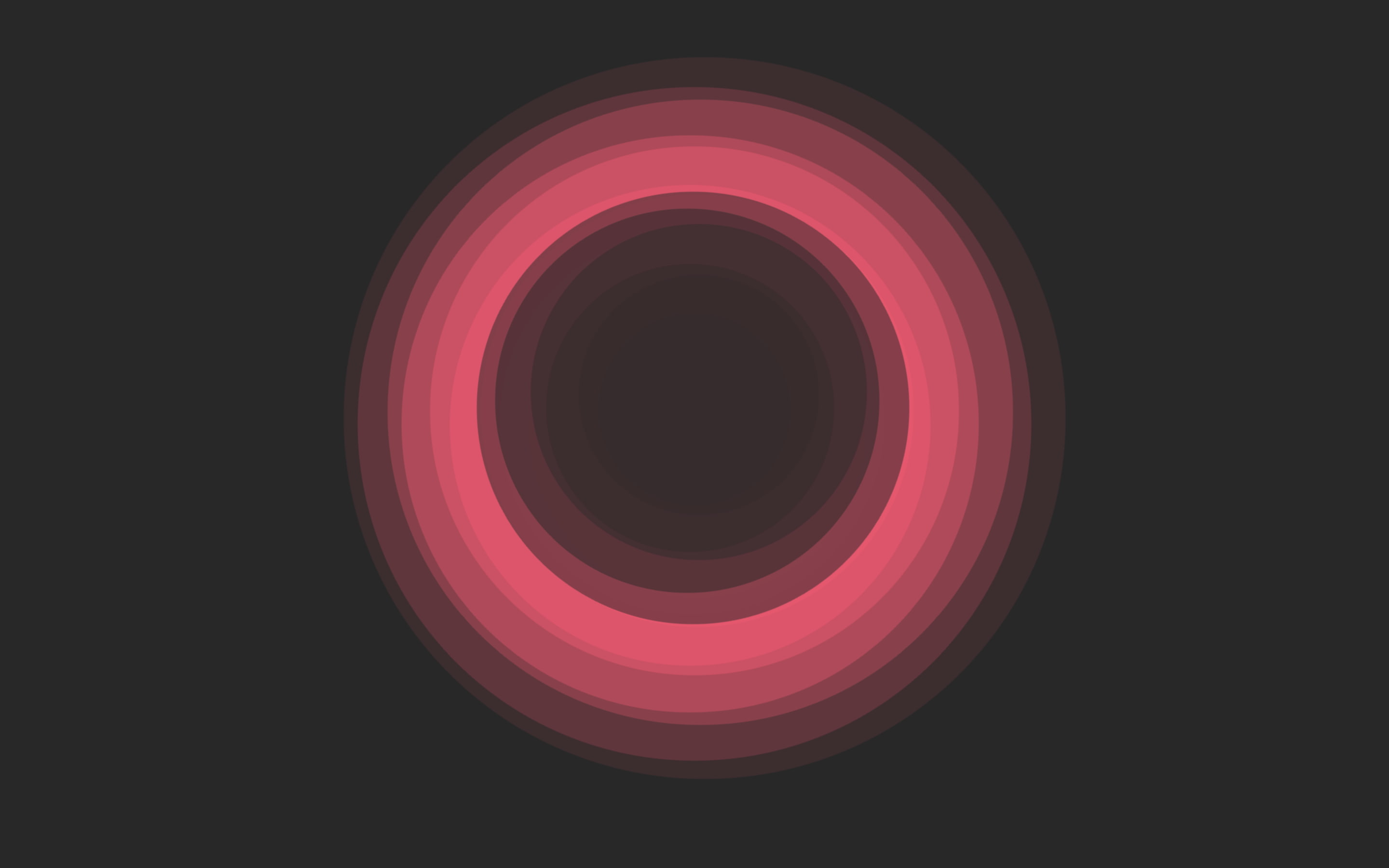 circle, Minotaur, red, minimalism