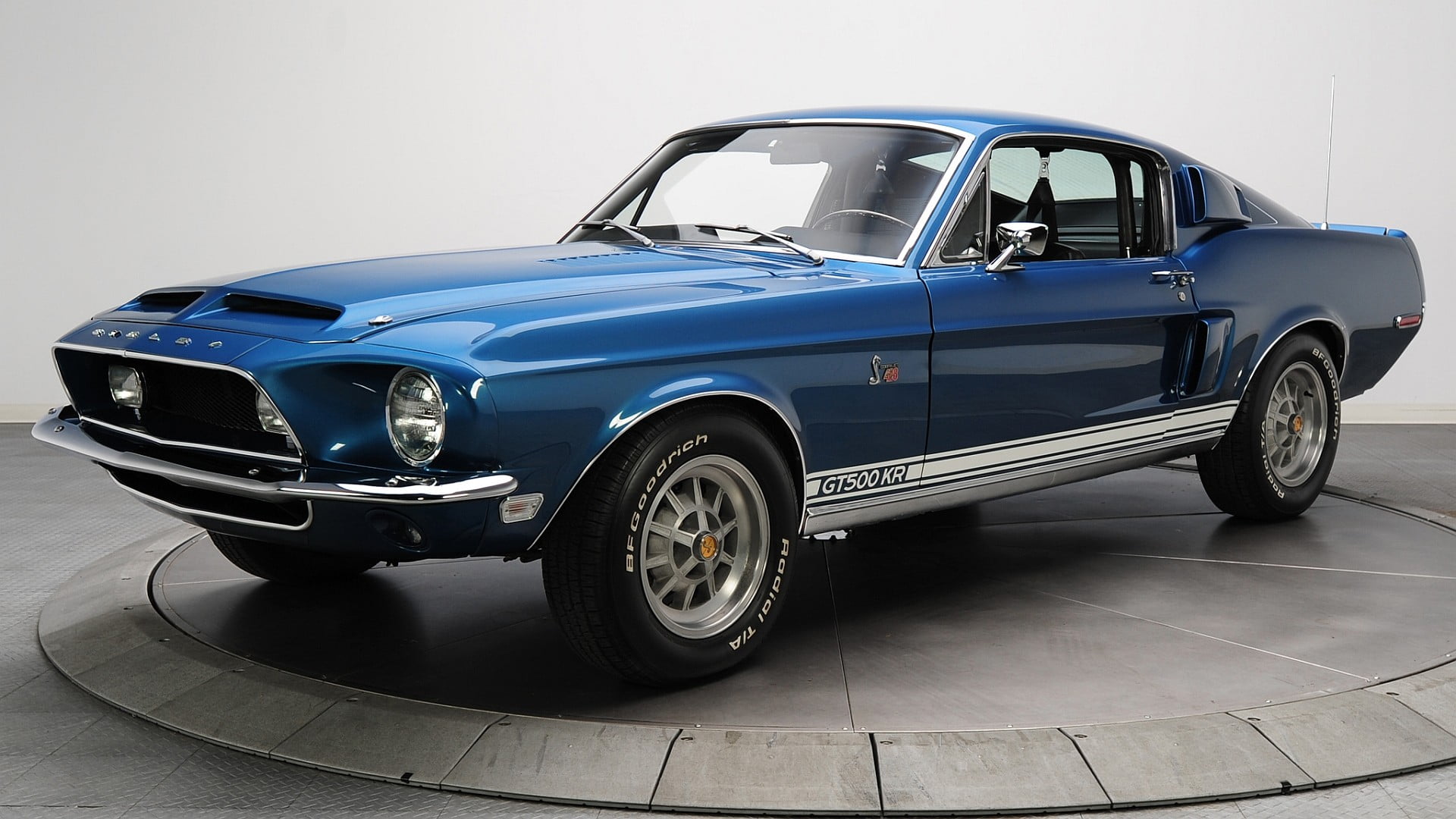 blue Ford Mustang, car, mode of transportation, motor vehicle