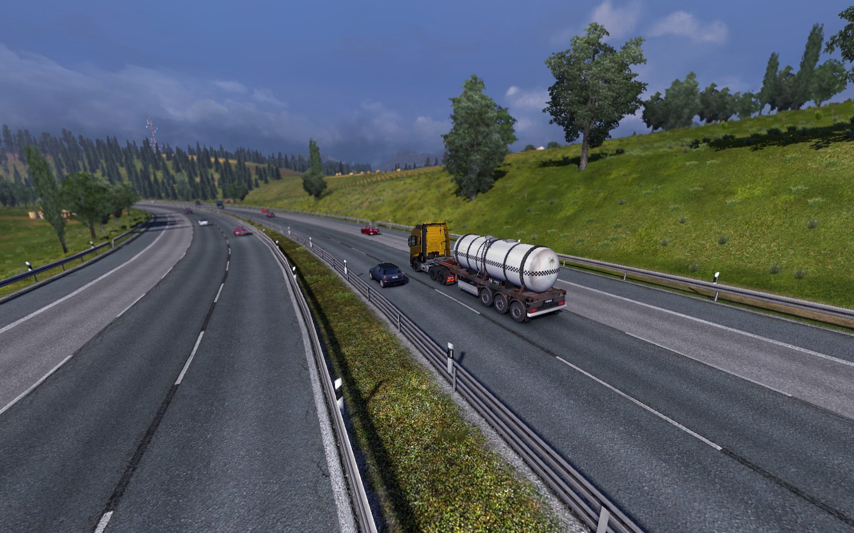 video games euro truck simulator 2 trucks highway screenshots