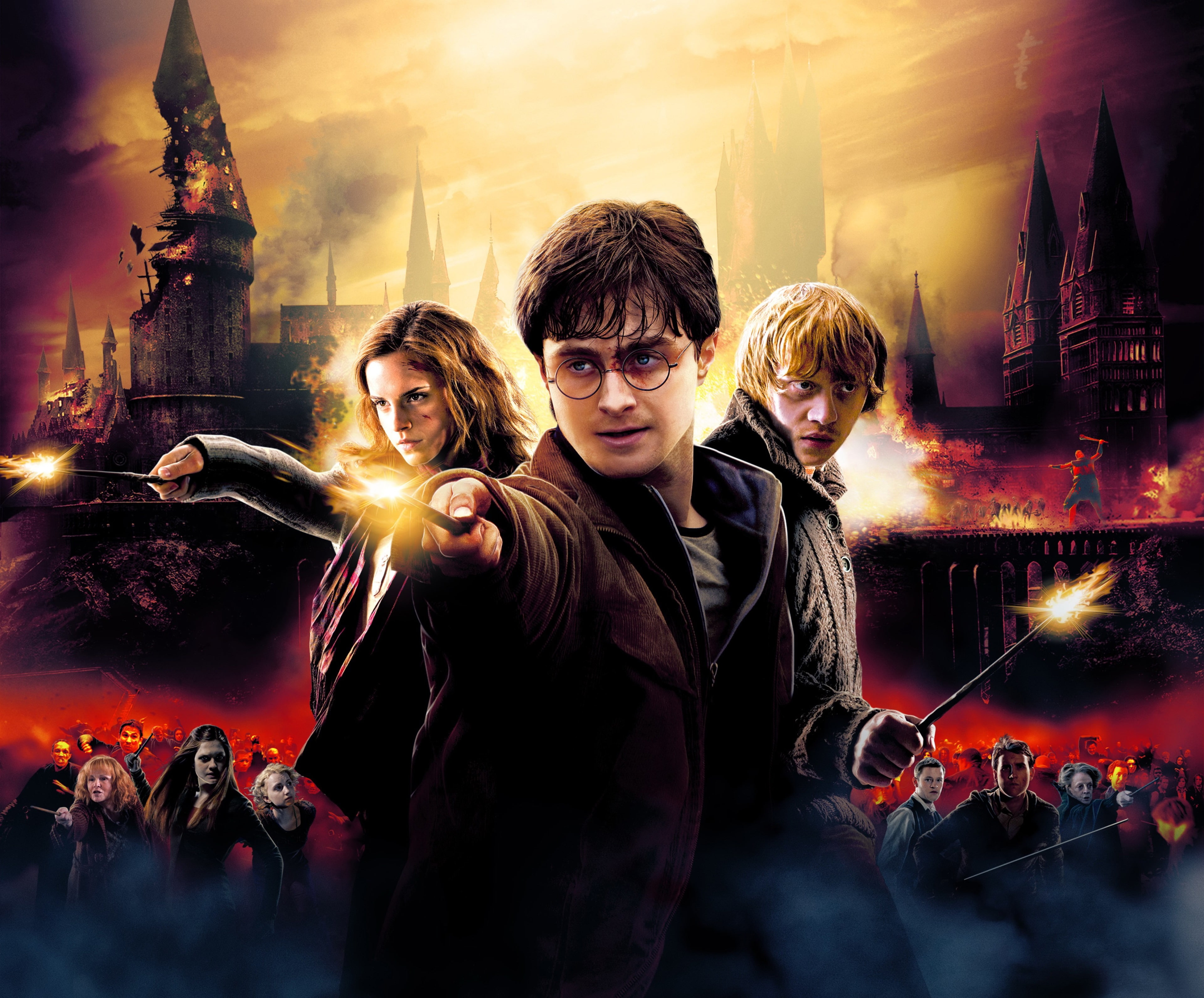 harry potter and the deathly hallows 4k beautiful background
